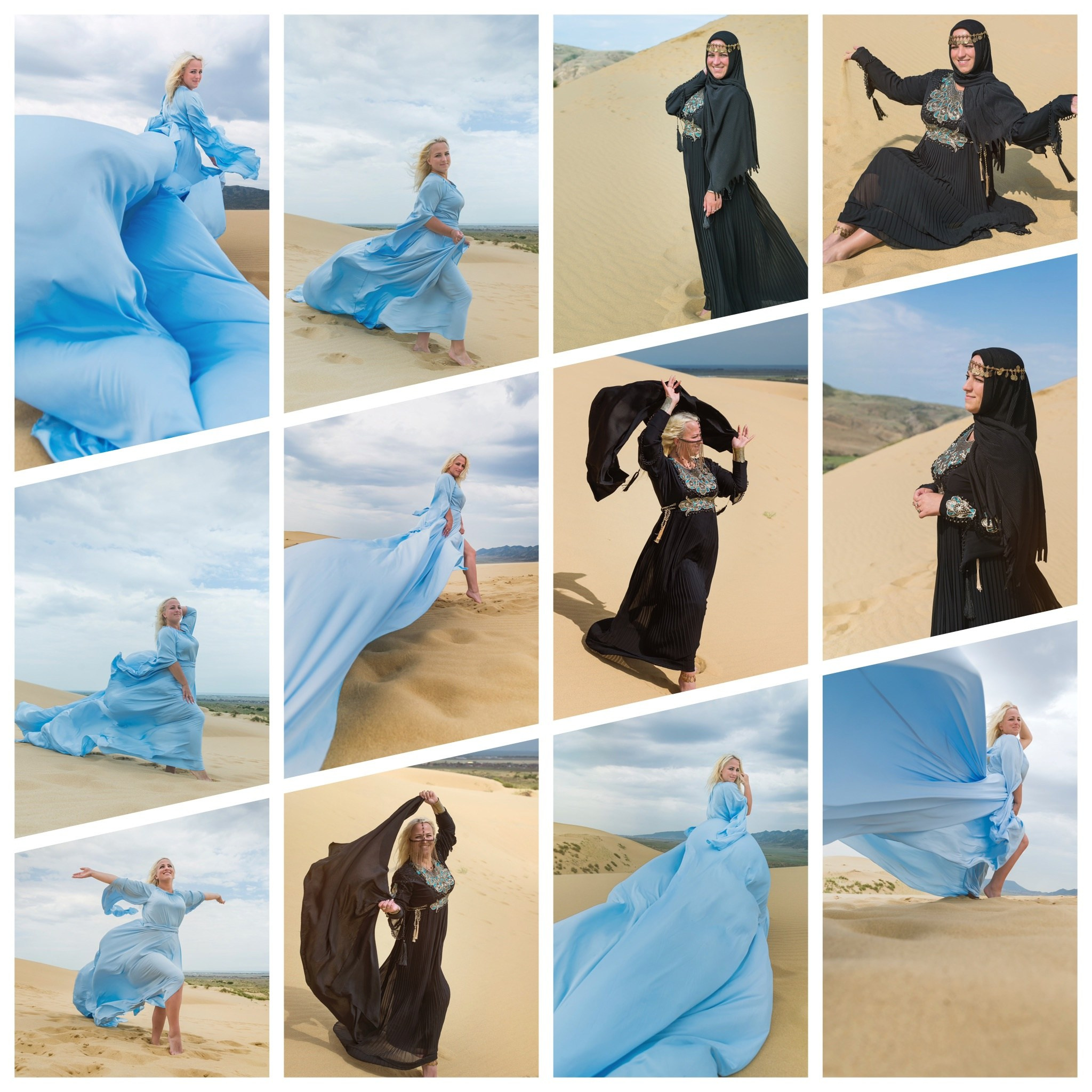 Фотосессия на бархане. Фотограф Дагестан | Лошади | Этноплатья | Туры