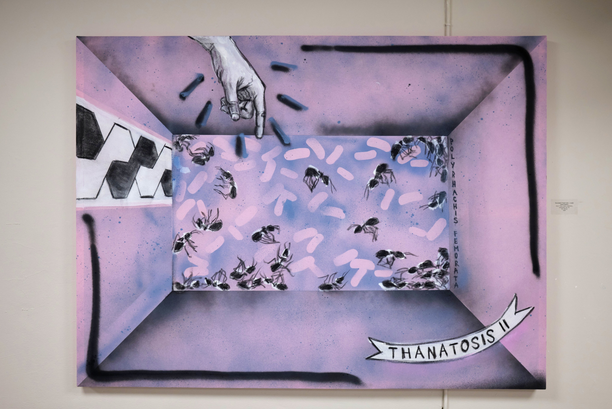 Thanatosis. Artist Anna Snegina Художница Анна Снегина