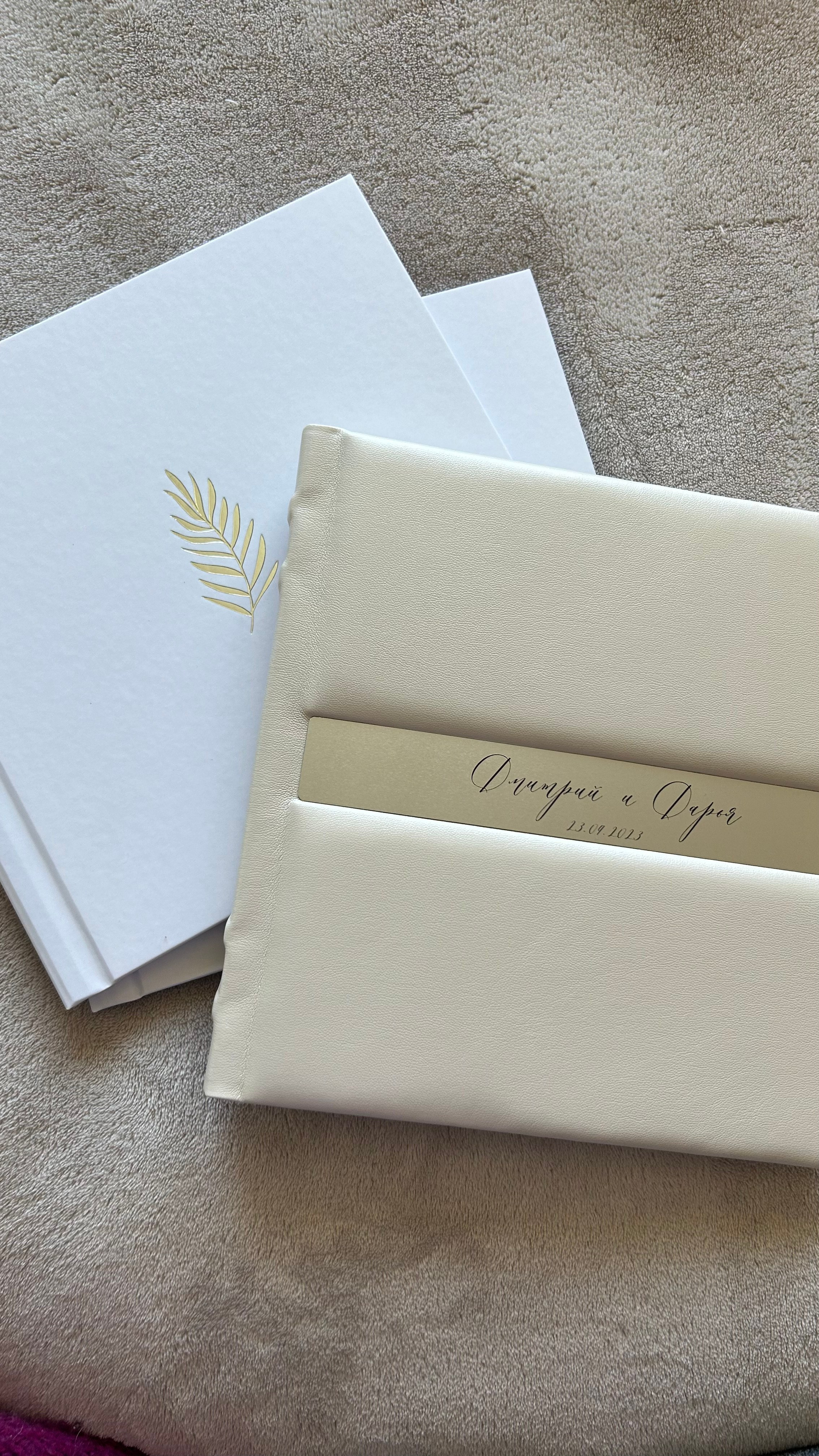 Комплект свадебных фото альбомов