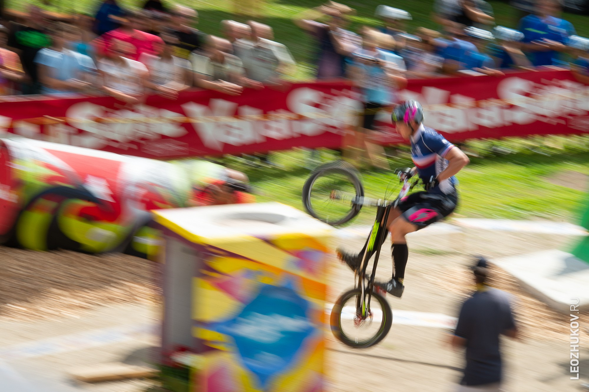 UCI Trials World Championships 2016 — finals. Sports photographer Leonid Zhukov