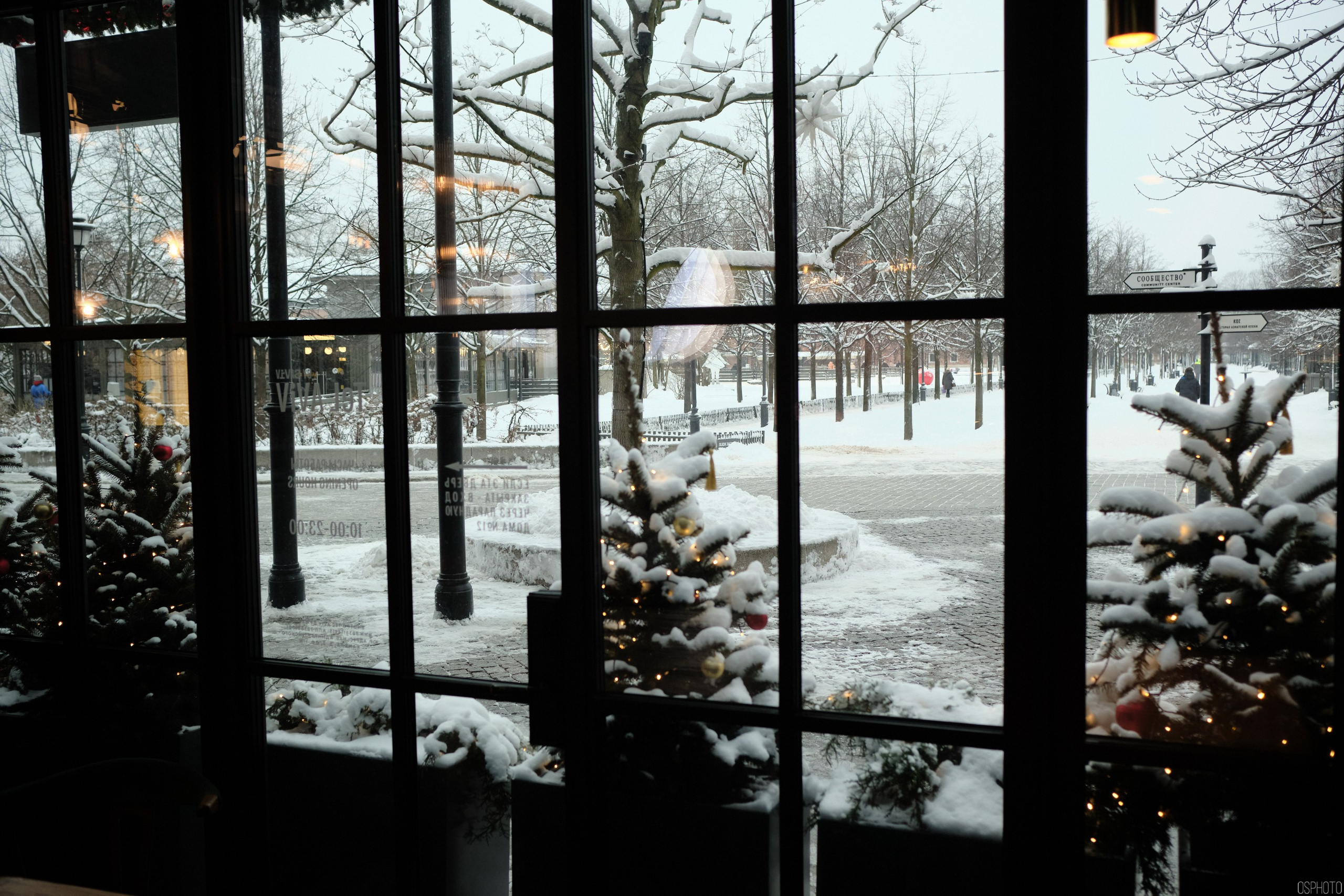 Снег и туман в Санкт-Петербурге. Фотографъ Сергѣевъ. Поймать мгновеніе