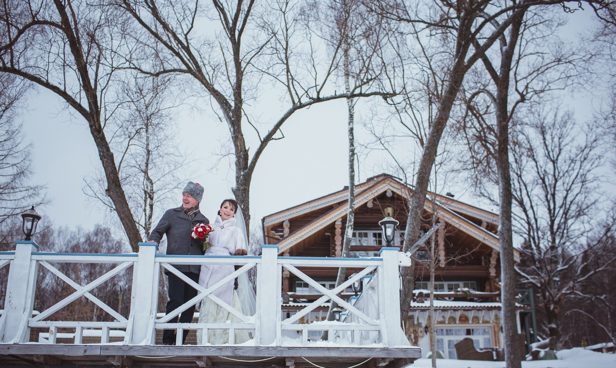Зимняя свадьба в русских традициях. Семейный, портретный и свадебный фотограф в Санкт-Петербурге и Москве