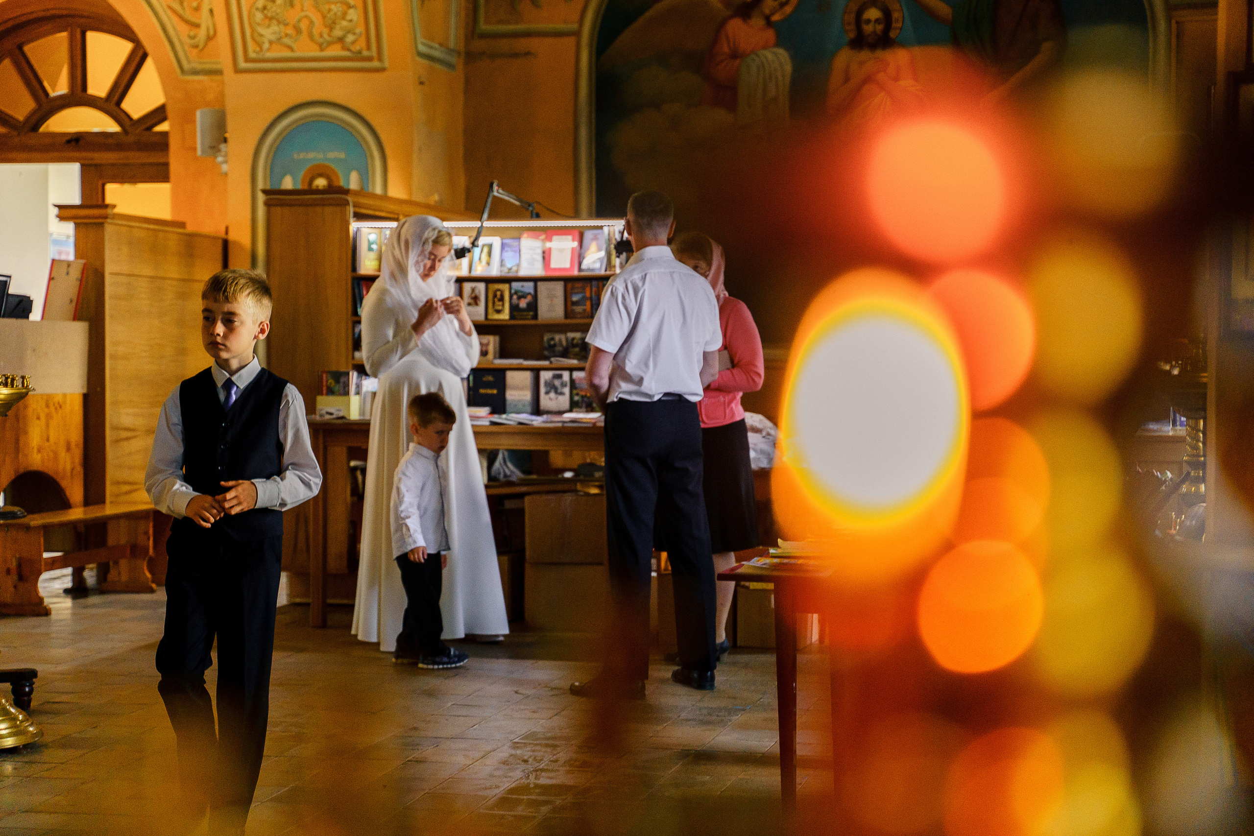 Свадебный фотограф на венчание в Храме Богородицы в Щелково