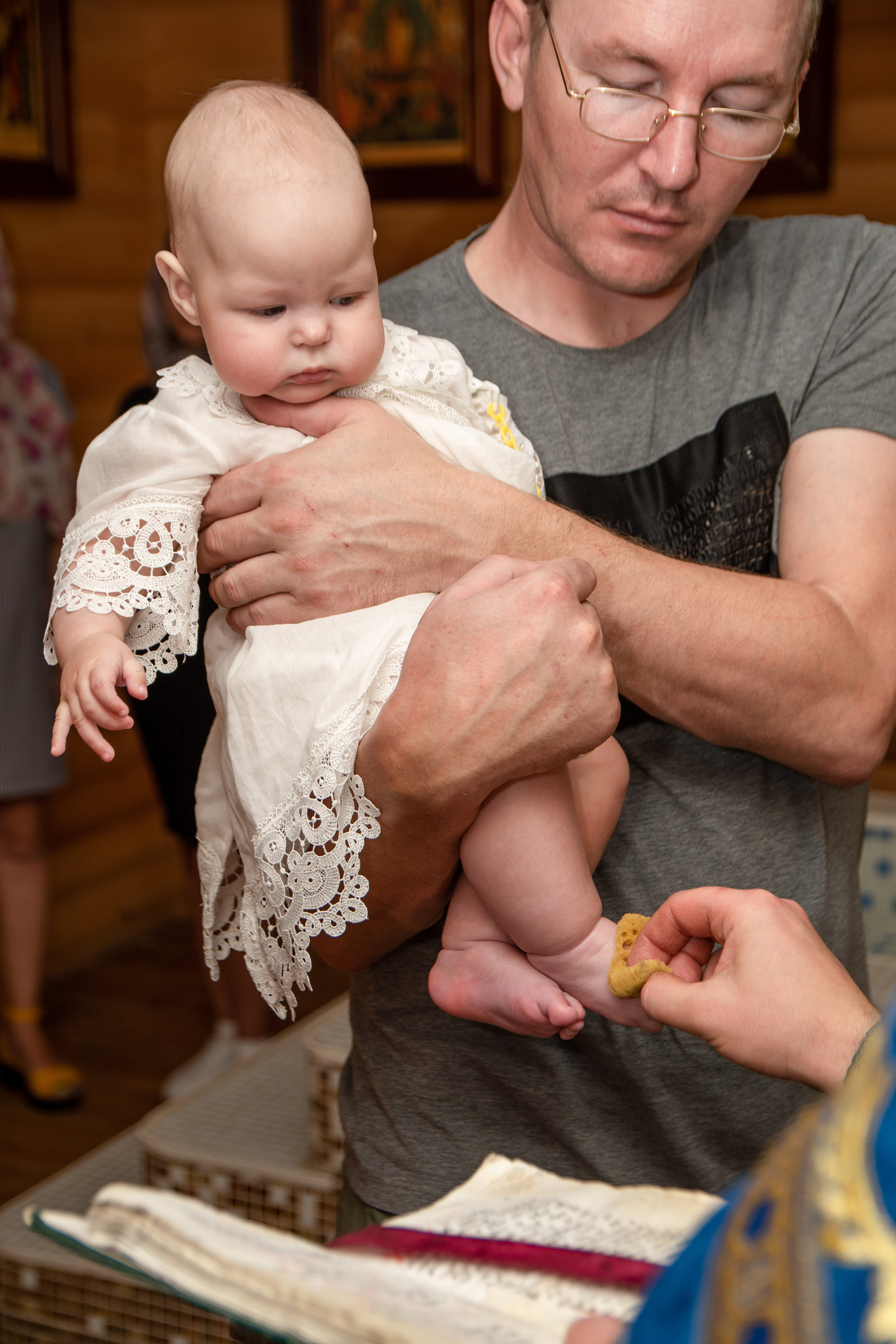 Крещение Анечки. Фотограф в Сузуне — Зоя Попова (Собственная фотостудия)