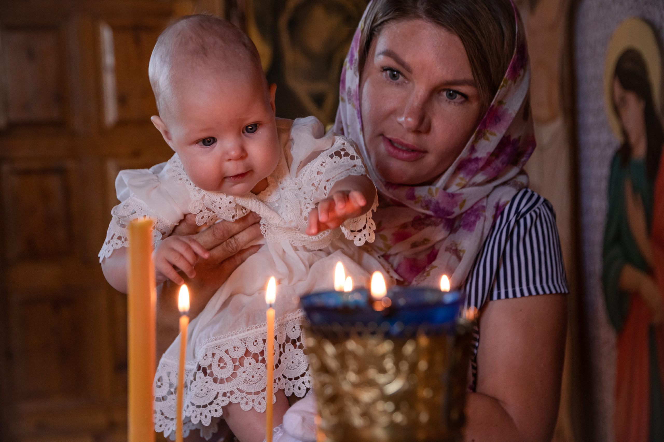 Крещение Анечки. Фотограф в Сузуне — Зоя Попова (Собственная фотостудия)