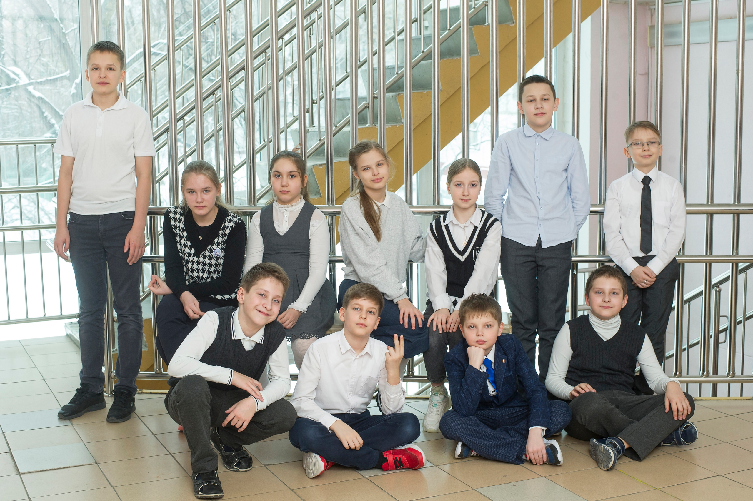 Москва, школа № 113 4Е класс. Фотосъемка для выпускных альбомов. Выпускные альбомы. Частные съемки