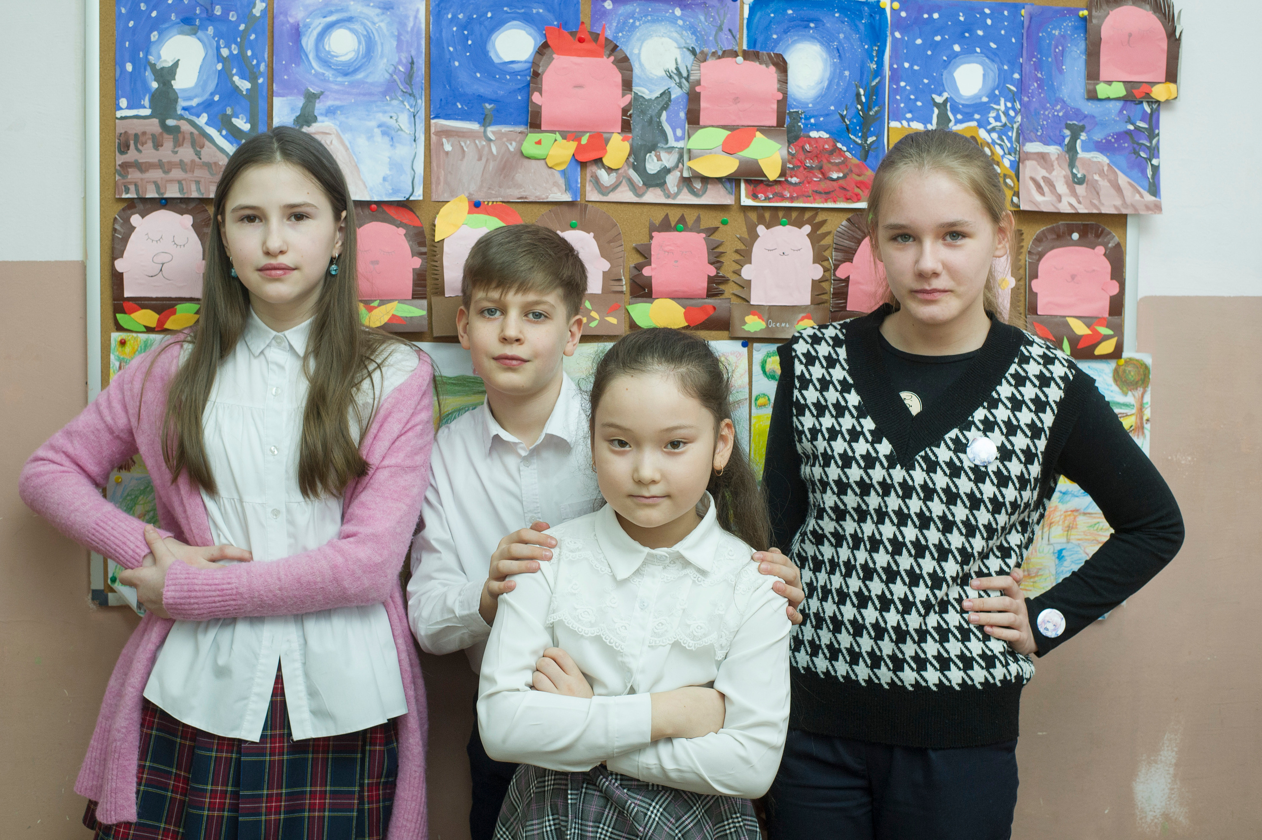 Москва, школа № 113 4Е класс. Фотосъемка для выпускных альбомов. Выпускные альбомы. Частные съемки