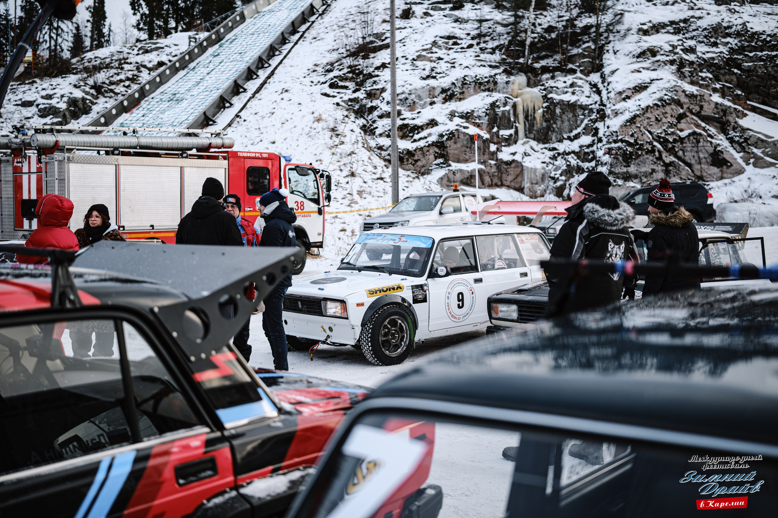 «Зимний Драйв в Карелии» Авто Марафон-гигант «25 часов на льду» Илона Накутис, Николай Грязин, джимхана, фотограф Антон Медведев, icoguar, Сортавала, Карелия