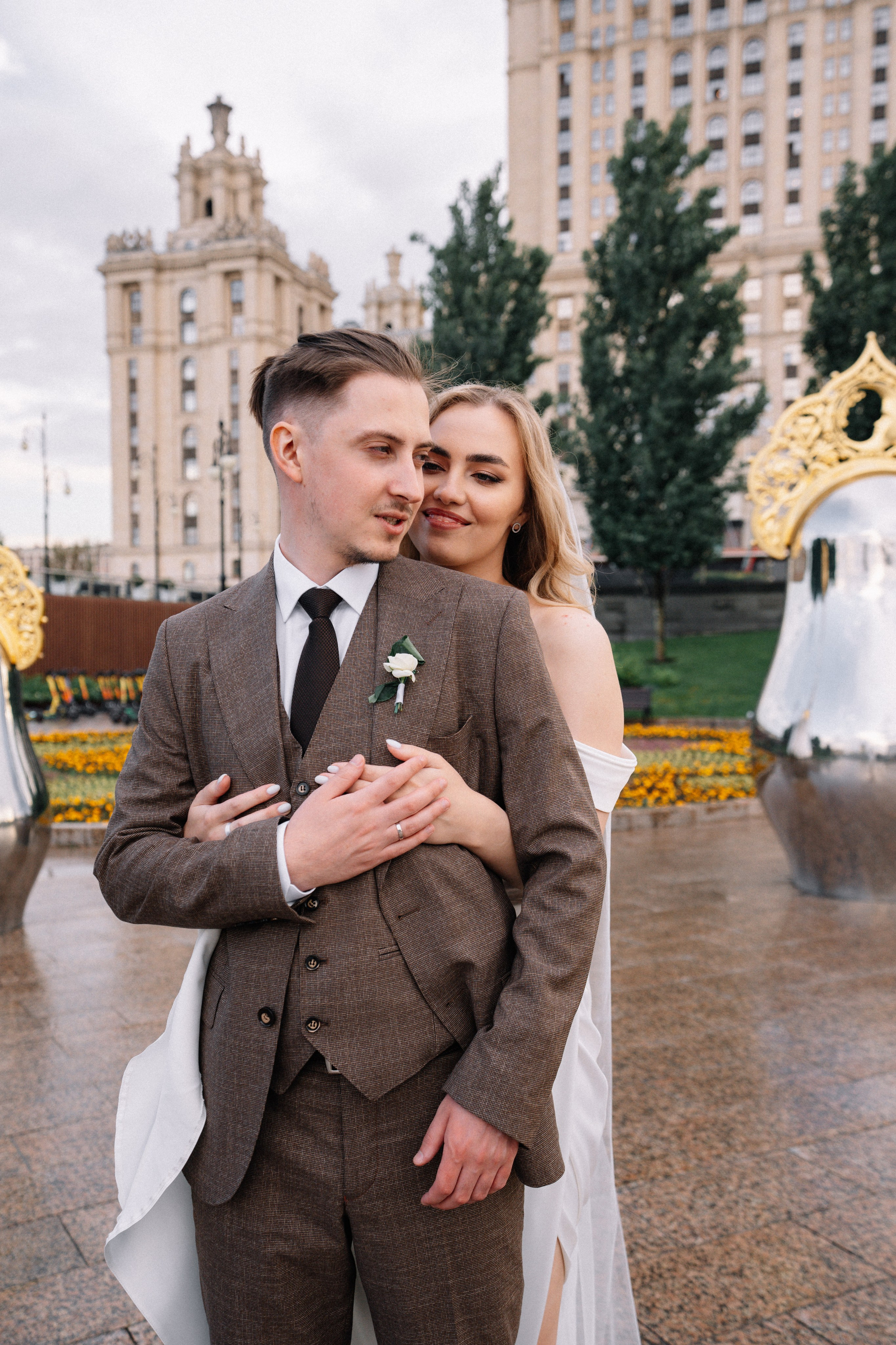Свадебная фотосессия в ресторане Романтик (гостиница Украина)