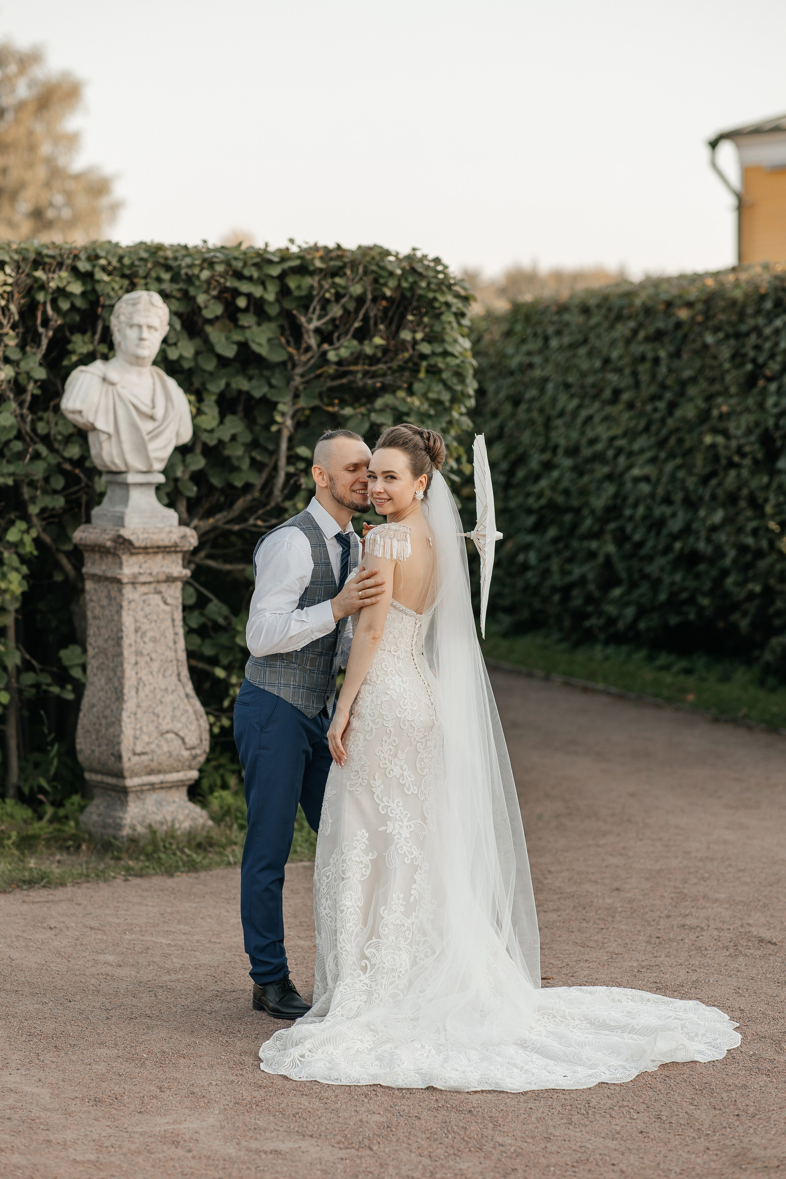 Свадебная фотосессия в усадьбе Кусково