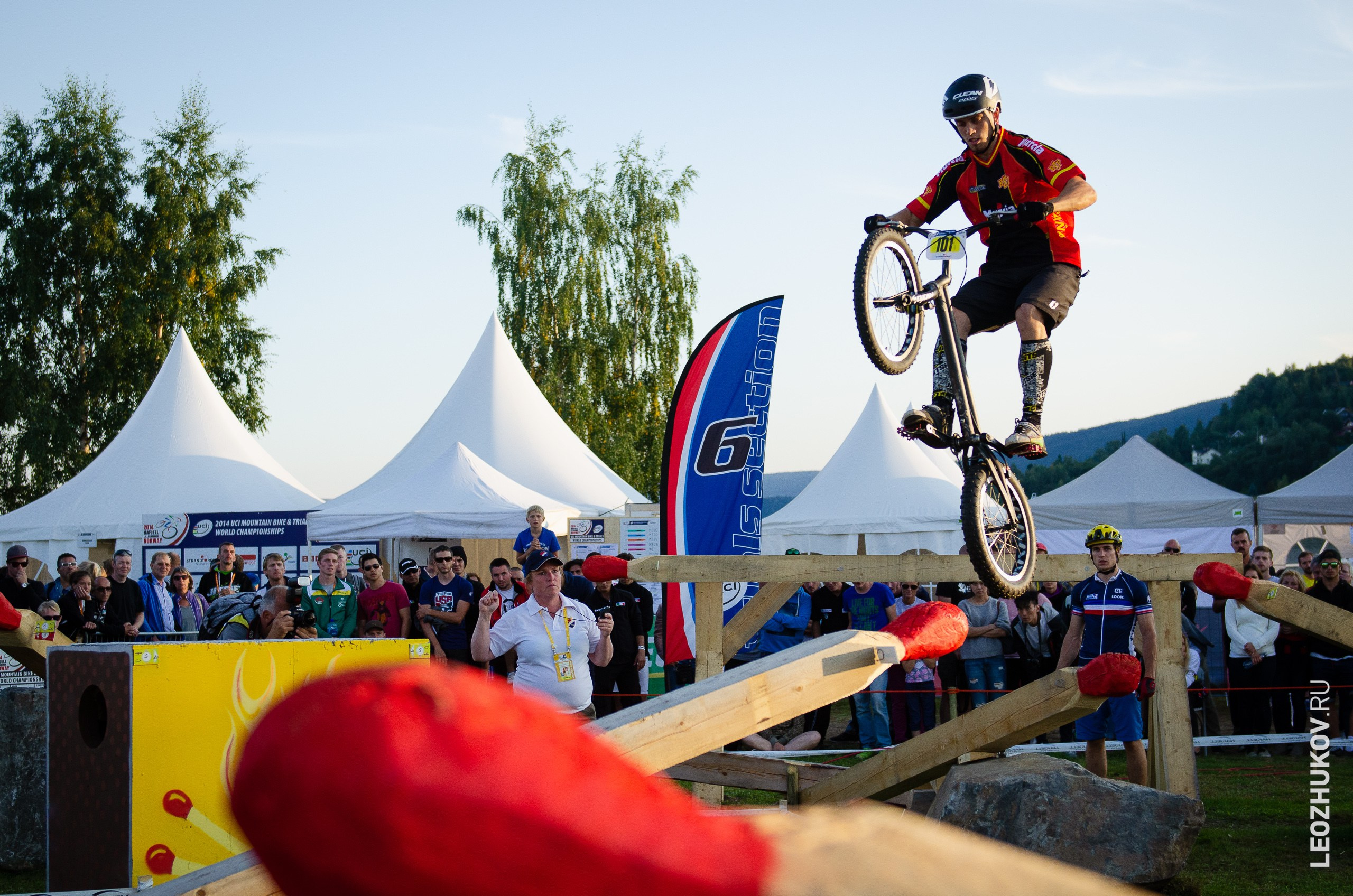 UCI Trials World Championships 2014. Sports photographer Leonid Zhukov
