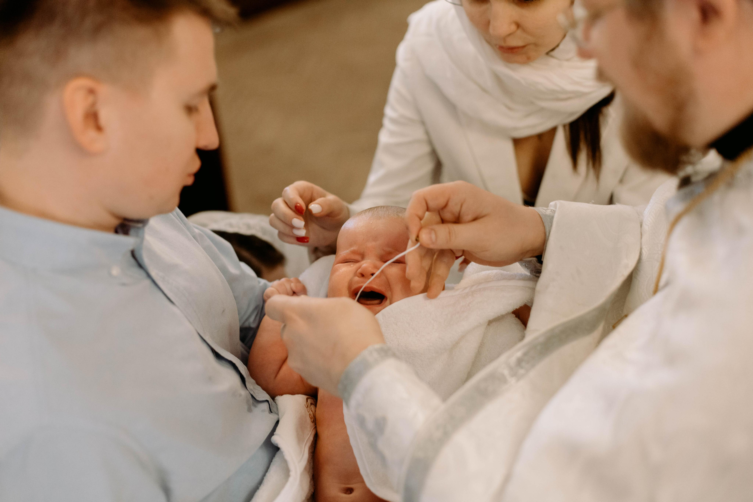 Крещение Ксении в Соборе Троицы живоначальной в Подольске, фотосессия. Фотограф Валерия Горбунова Подольск Бутово Видное Щербинка