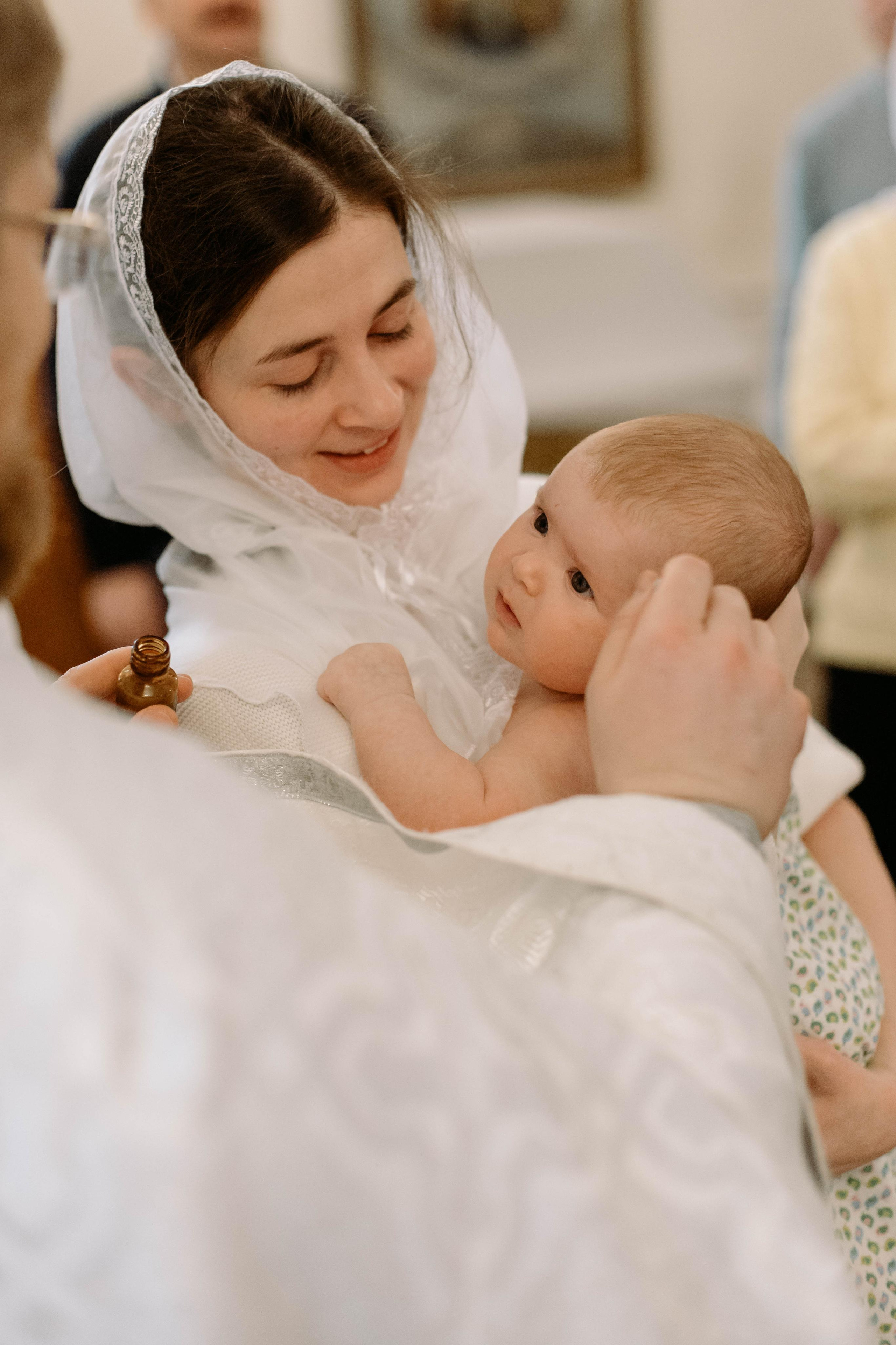 Крещение Ксении в Соборе Троицы живоначальной в Подольске, фотосессия. Фотограф Валерия Горбунова Подольск Бутово Видное Щербинка
