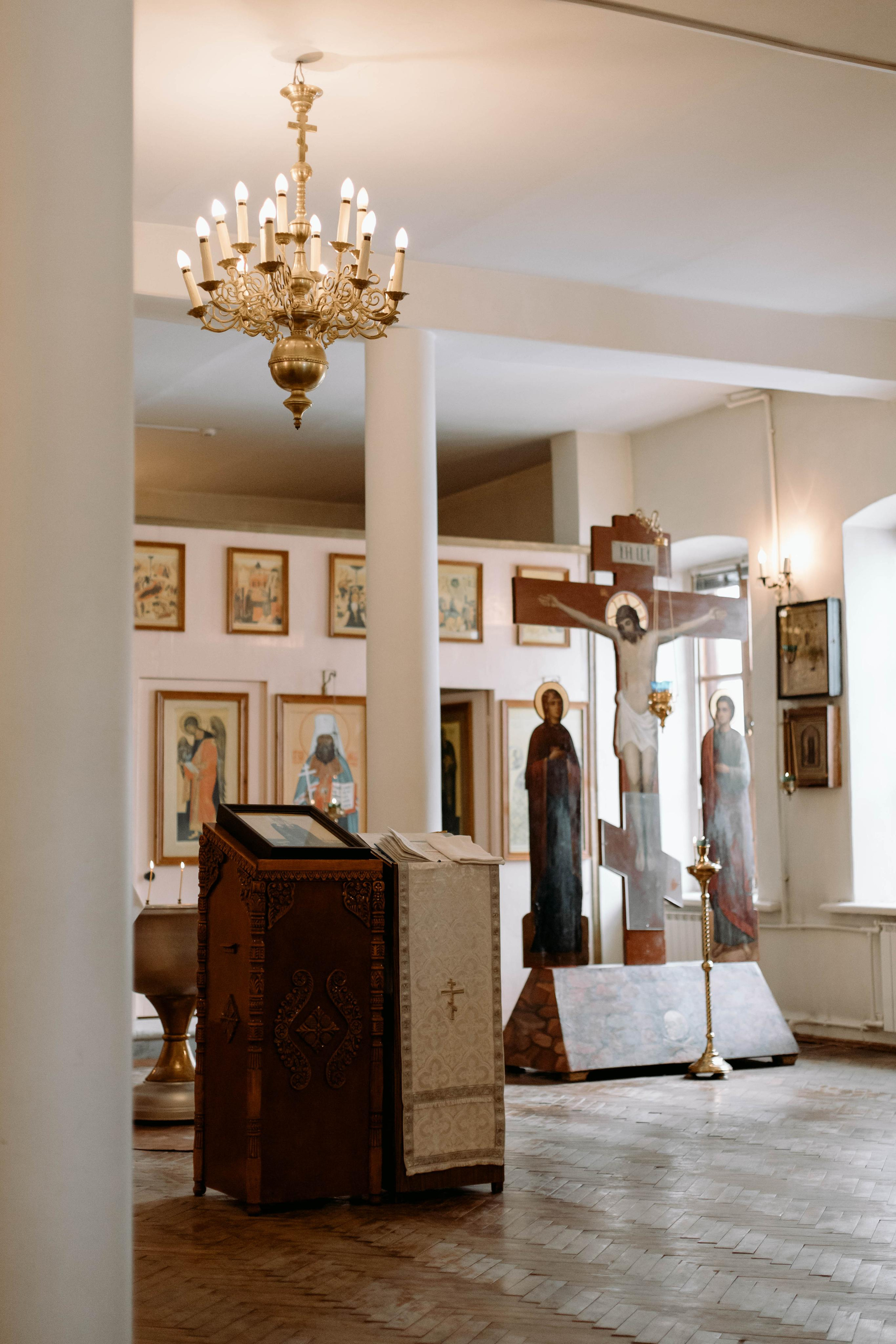 Крещение Ксении в Соборе Троицы живоначальной в Подольске, фотосессия. Фотограф Валерия Горбунова Подольск Бутово Видное Щербинка