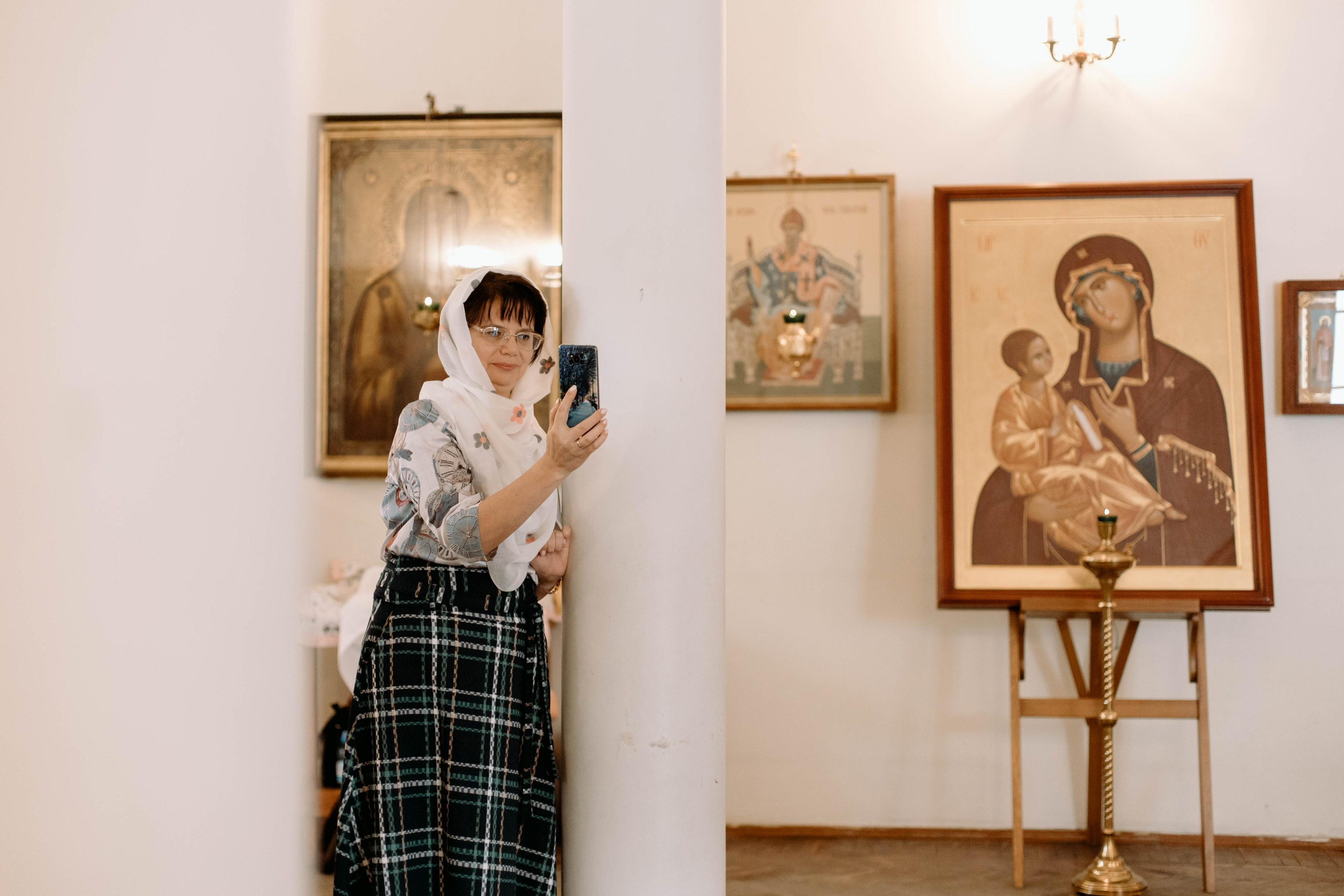 Крещение Ксении в Соборе Троицы живоначальной в Подольске, фотосессия. Фотограф Валерия Горбунова Подольск Бутово Видное Щербинка