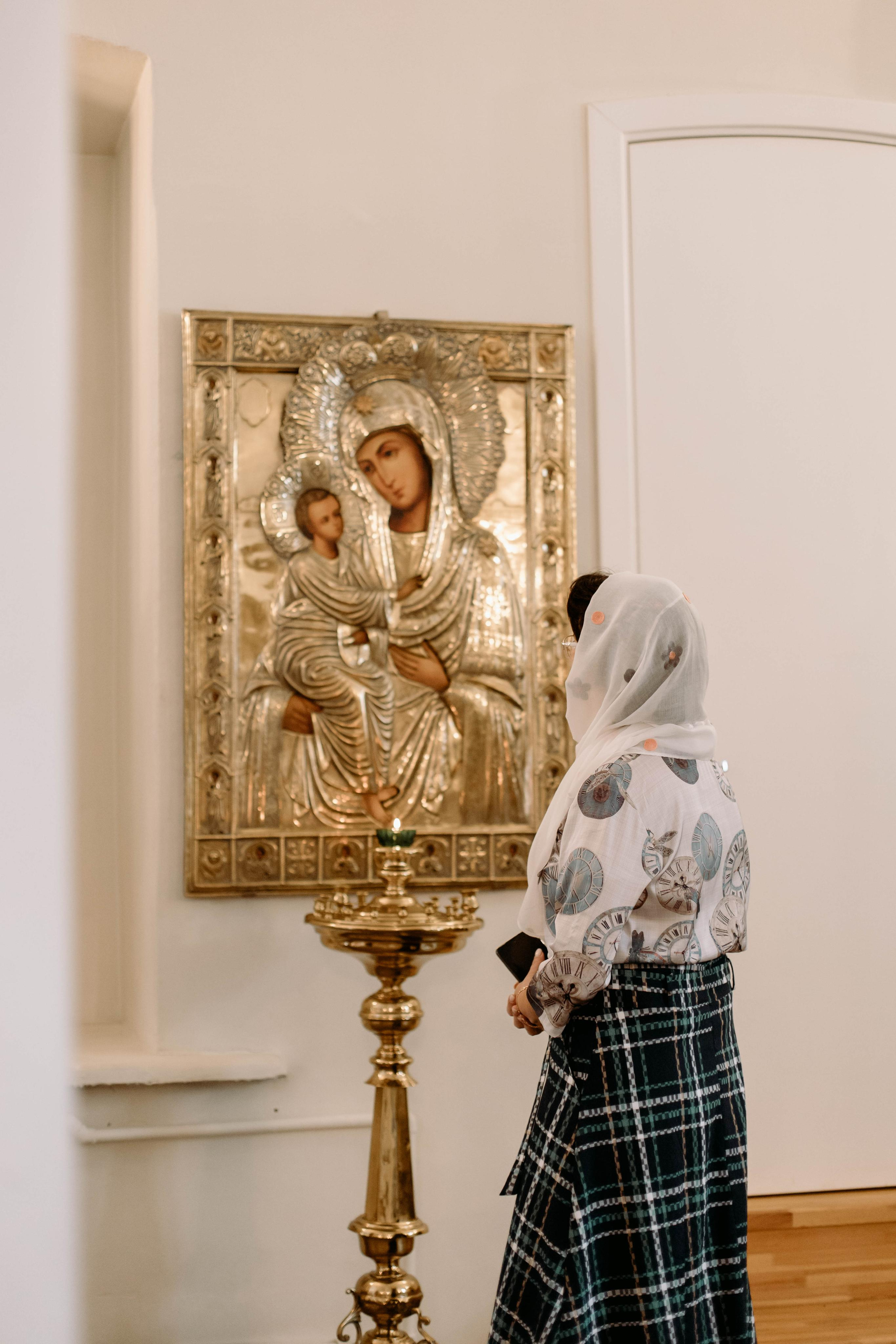 Крещение Ксении в Соборе Троицы живоначальной в Подольске, фотосессия. Фотограф Валерия Горбунова Подольск Бутово Видное Щербинка
