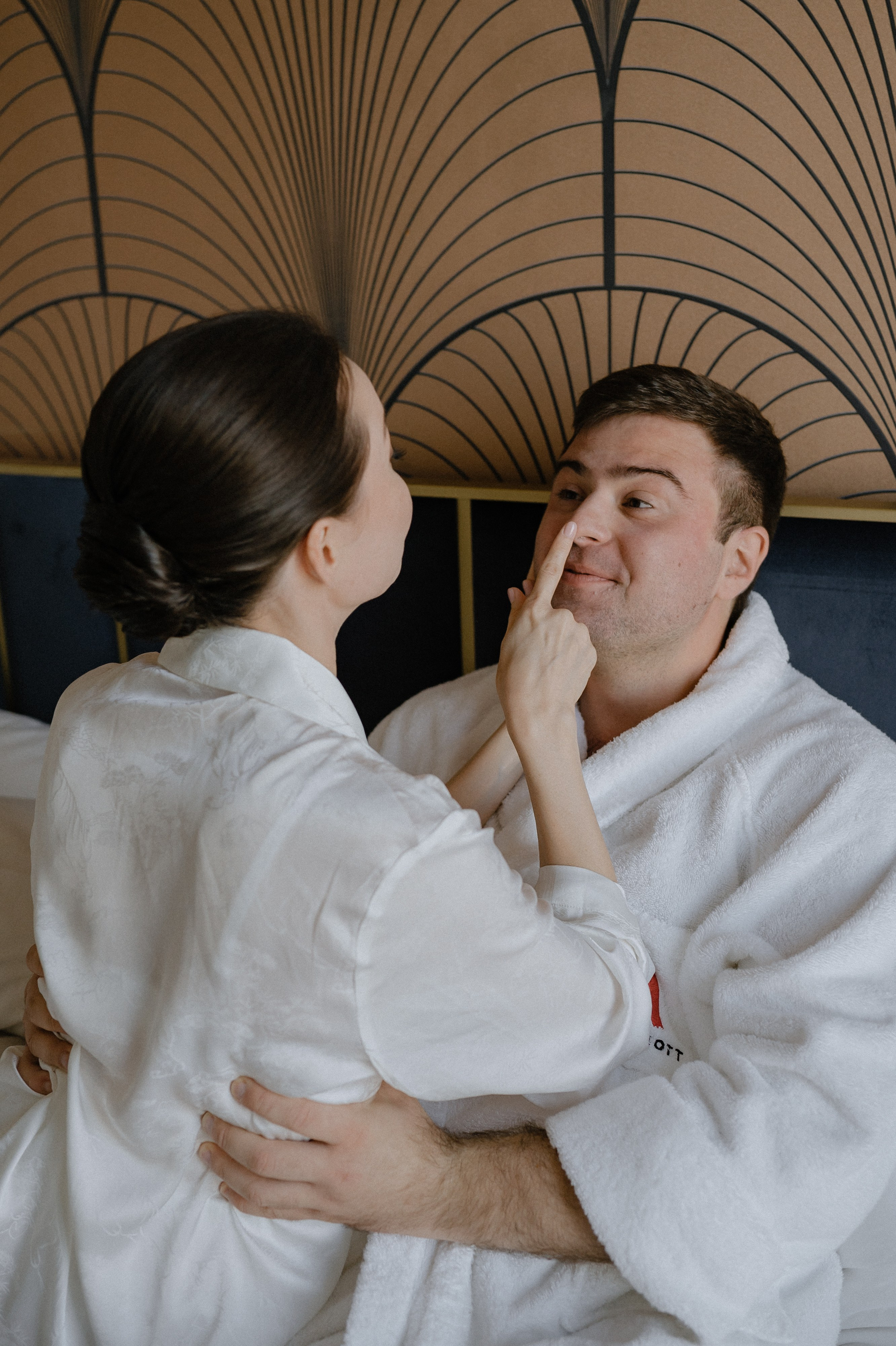 Свадебное утро и фотосессия в отеле Marriott Imperial Plaza. Свадебный фотограф Москва — Сергей и Татьяна
