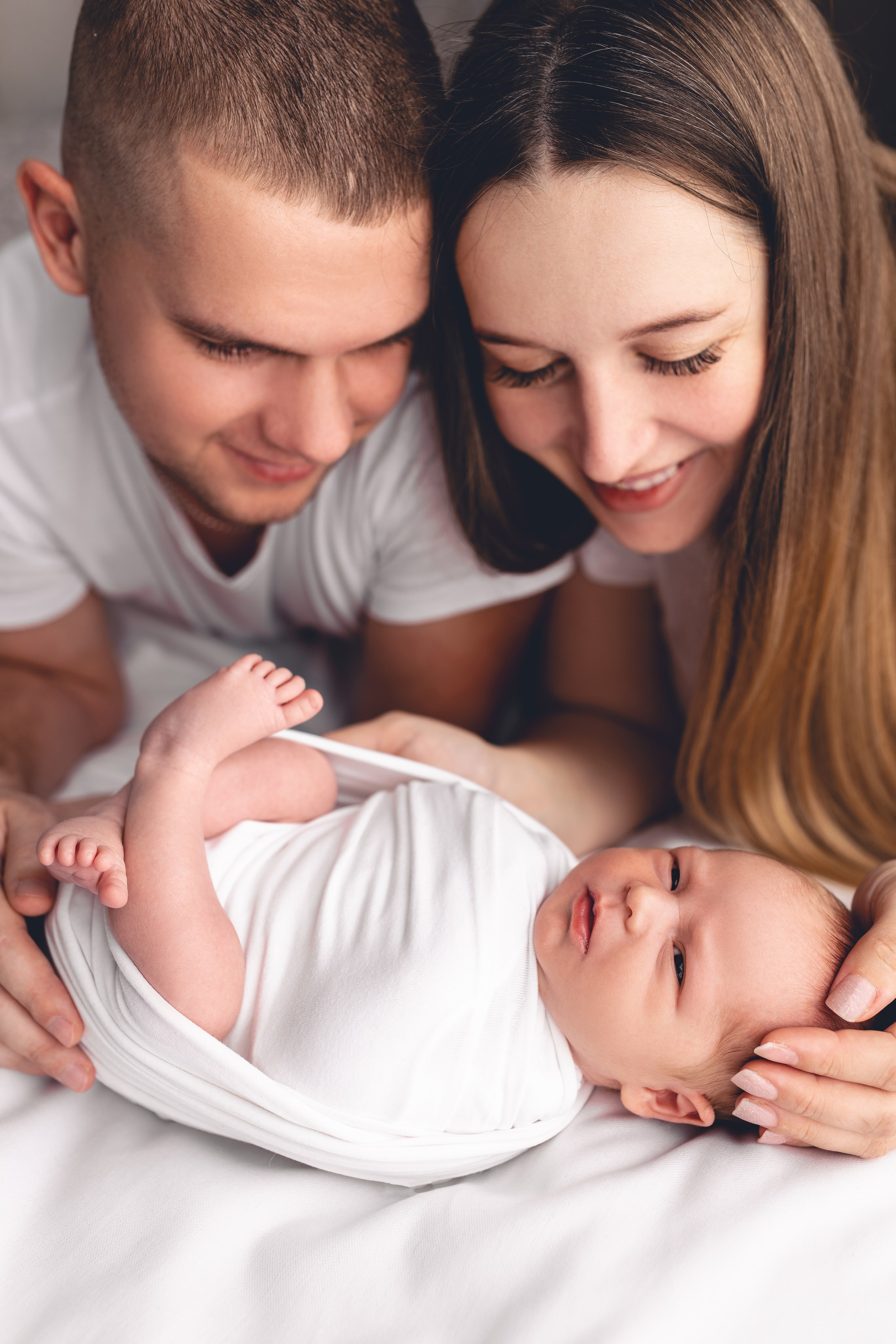 Фотосессия новорожденных в натуральном стиле (natural simple). Фотограф новорожденных в г. Барнаул Ренпенинг Катерина