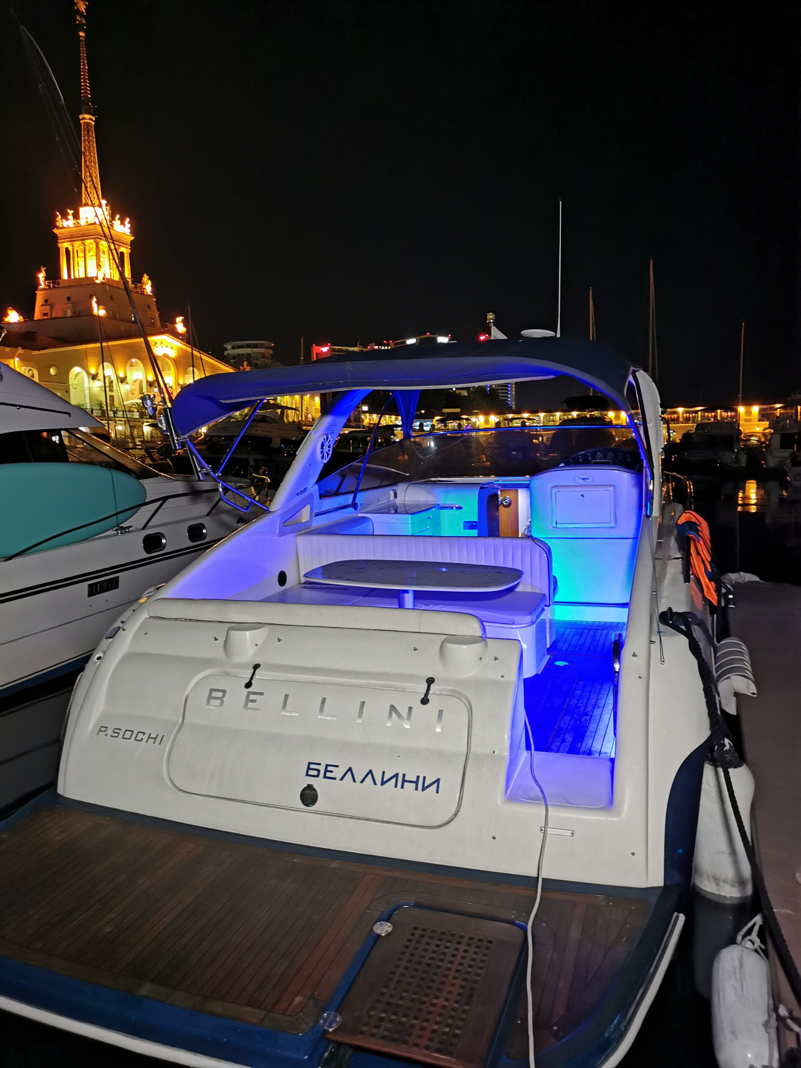 Катер Беллини Аренда Яхты в Сочи Яхтанаморе YACHTNAMORE YACHTANAMORE