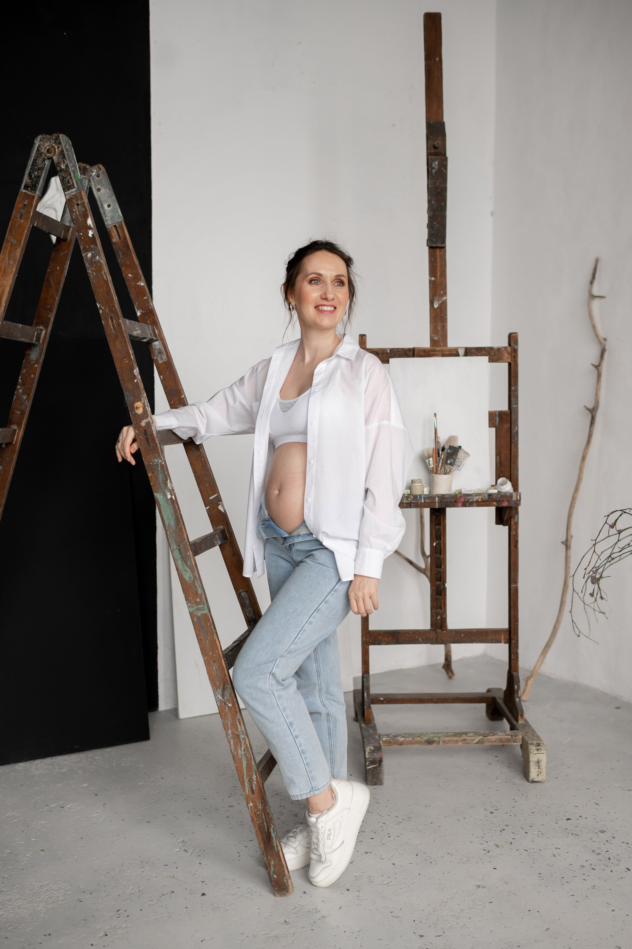 Беременность в красках и необычное гендер-пати. Портретный, семейный и свадебный фотограф в Санкт-Петербурге и в Пушкине Ширяев Денис