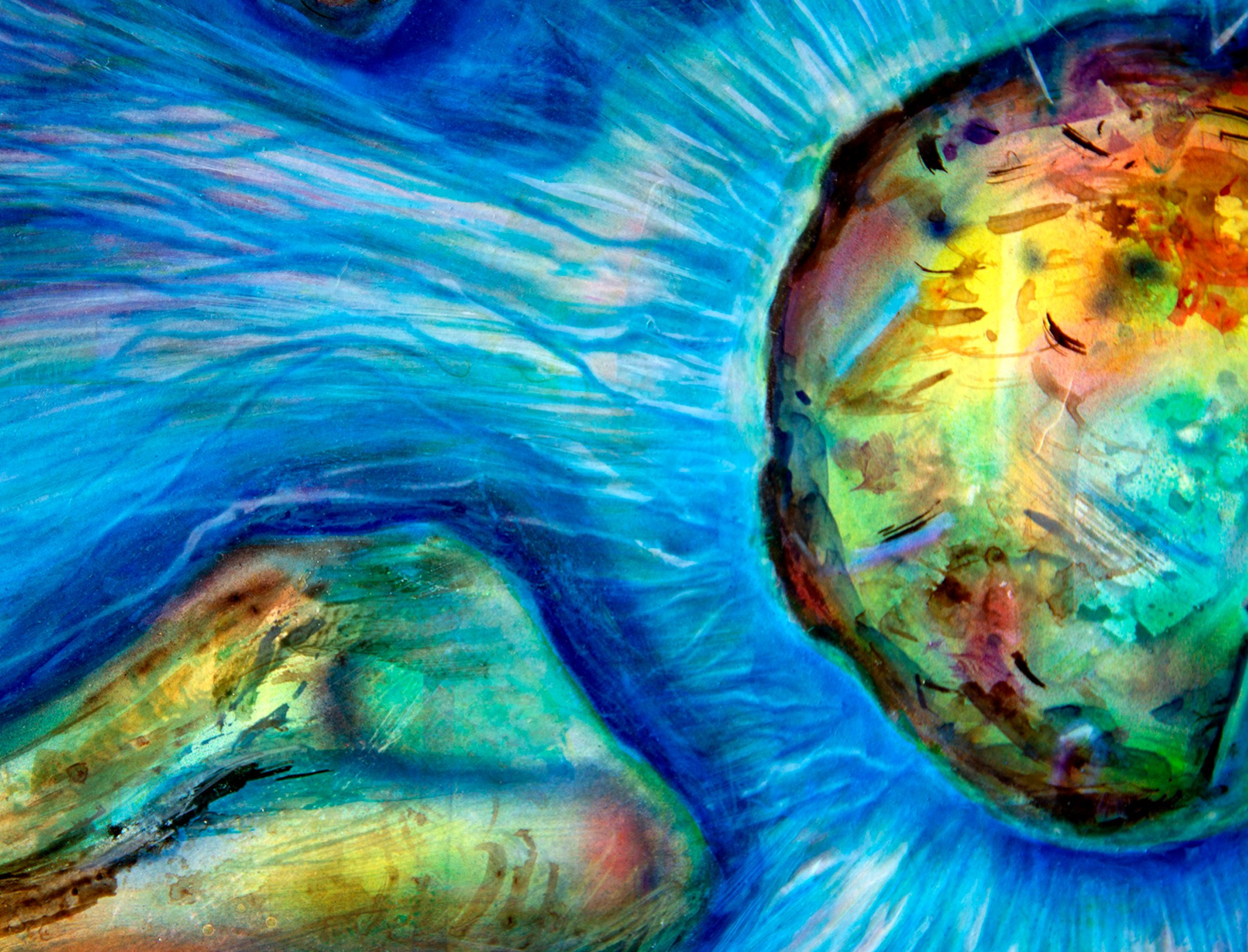 «FLUCTUACIÓN №9». Artista - Fluctuaciones. Estoy realizando un estudio de la evolución artística del arte, que conduce a la aparición de la perspectiva histór