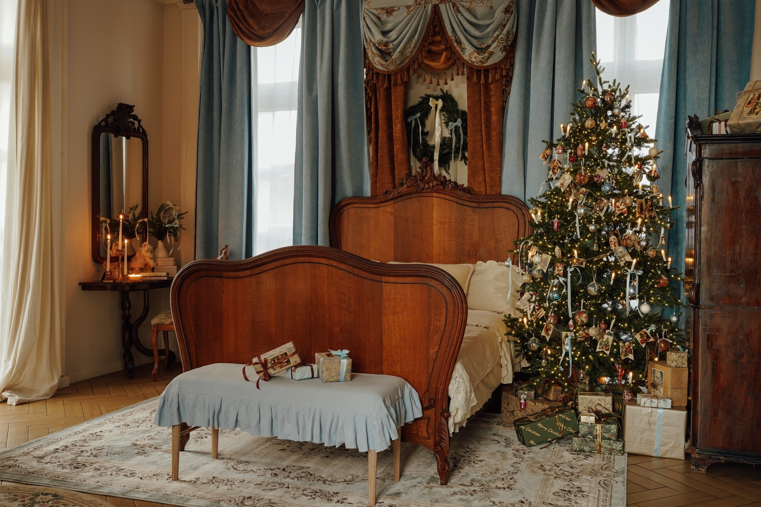 Новогодние студии, Новогодние залы для фотосессии в Санкт-Петербурге. Новогодние семейные фотосессии в СПб. Женский фотограф Санкт-Петербург Александра Колий