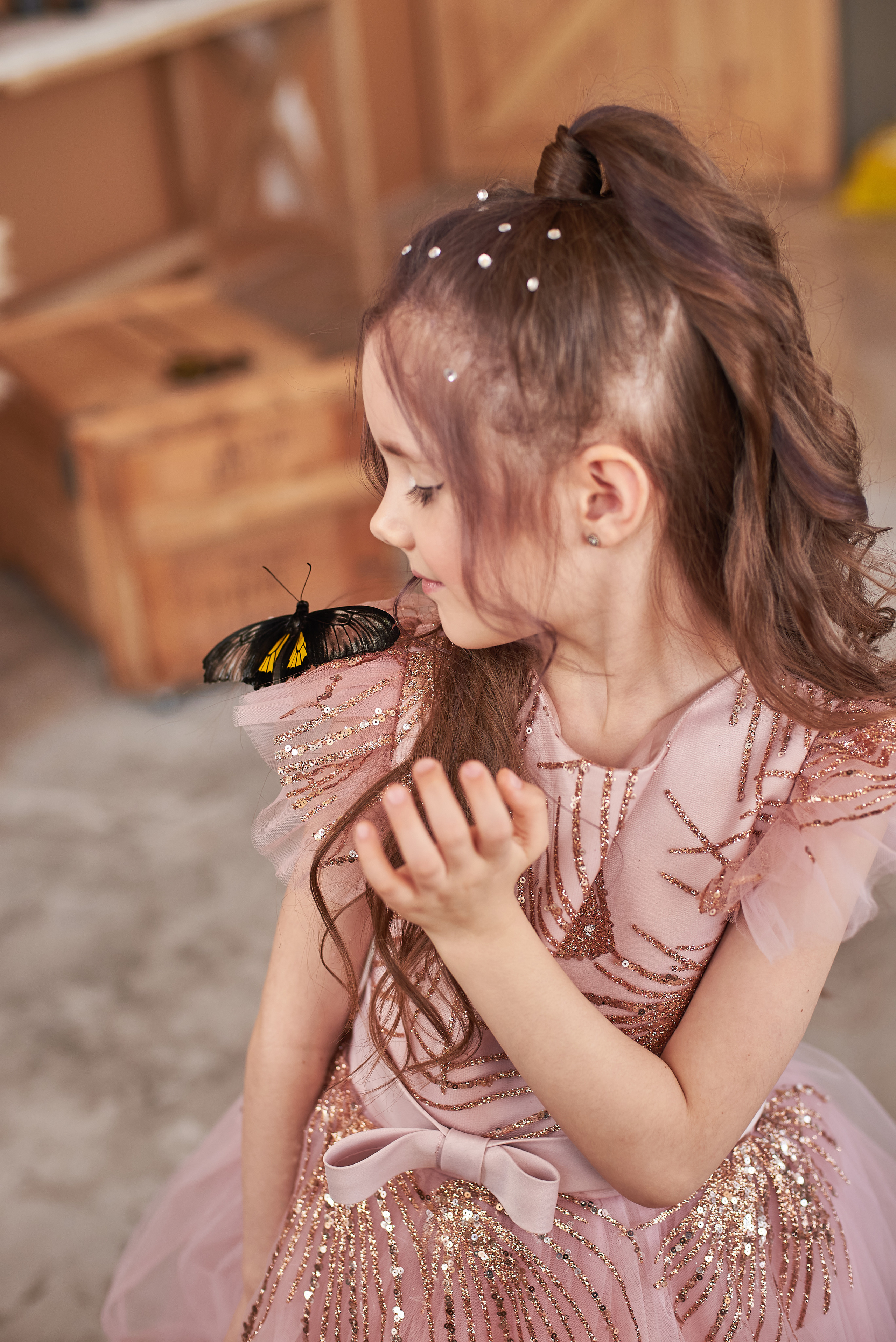 Фотопроет для детей с живыми бабочками в Красноярске. Фотограф в Красноярске Шепелева Мария