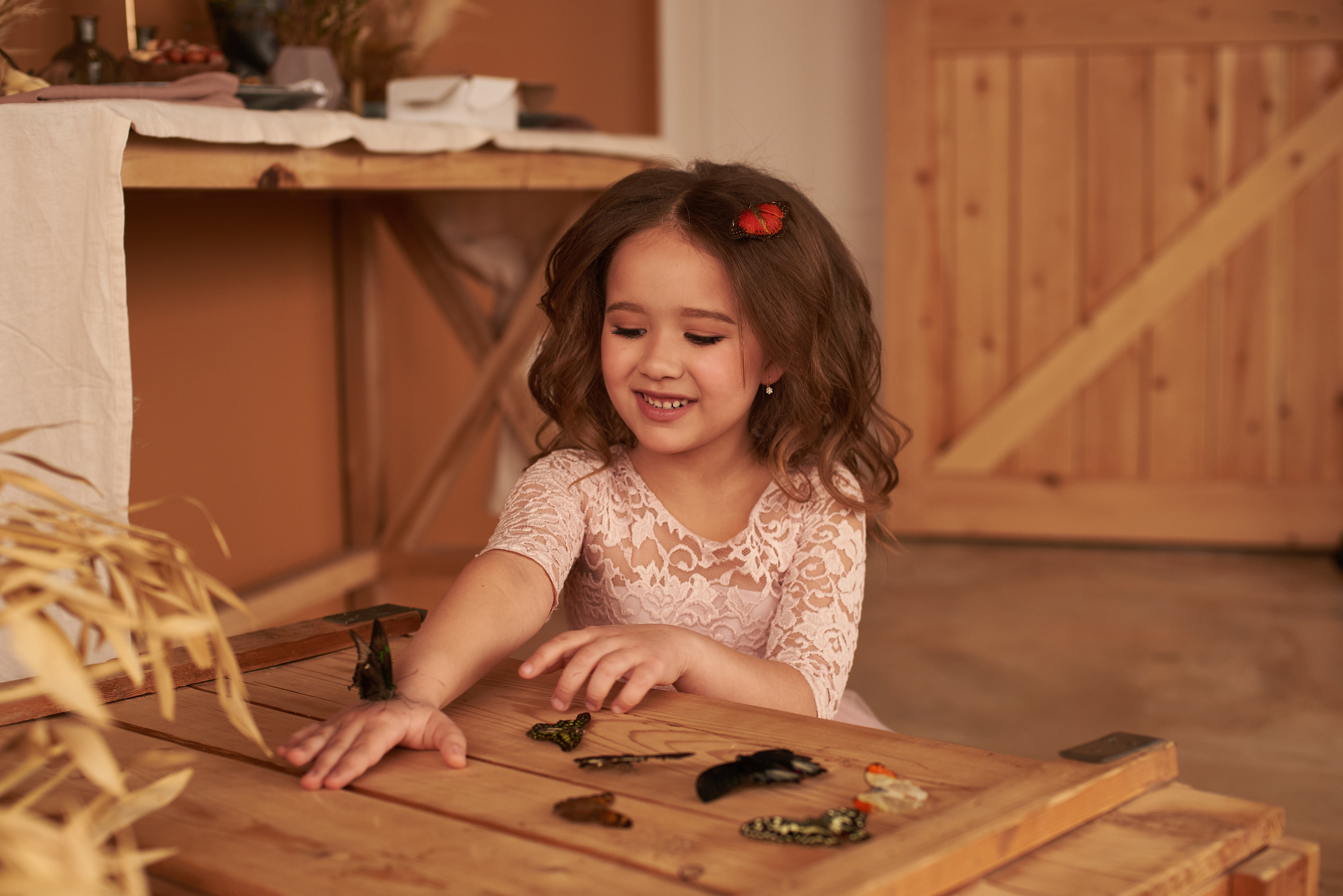 Фотопроет для детей с живыми бабочками в Красноярске. Фотограф в Красноярске Шепелева Мария