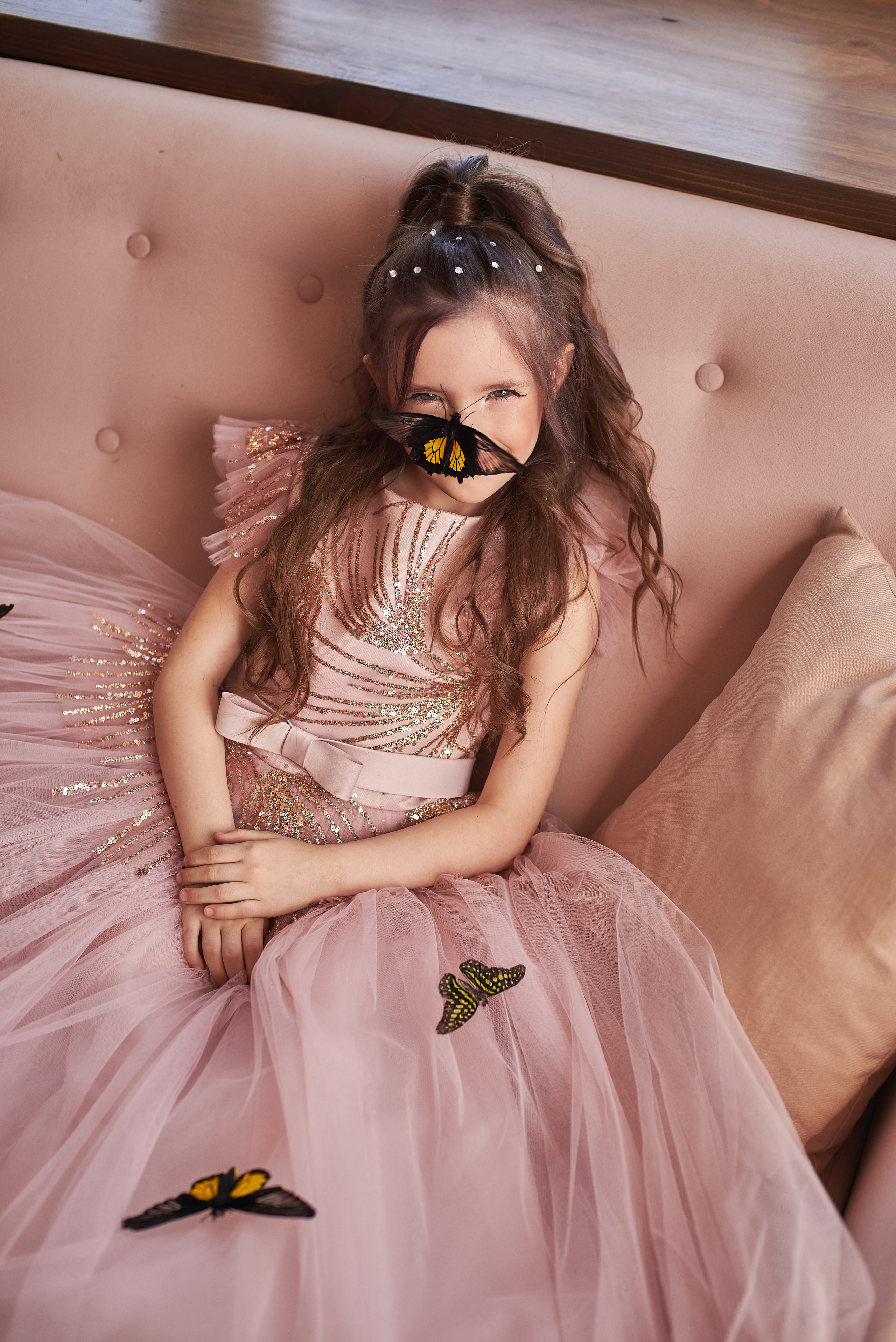 Фотопроет для детей с живыми бабочками в Красноярске. Фотограф в Красноярске Шепелева Мария