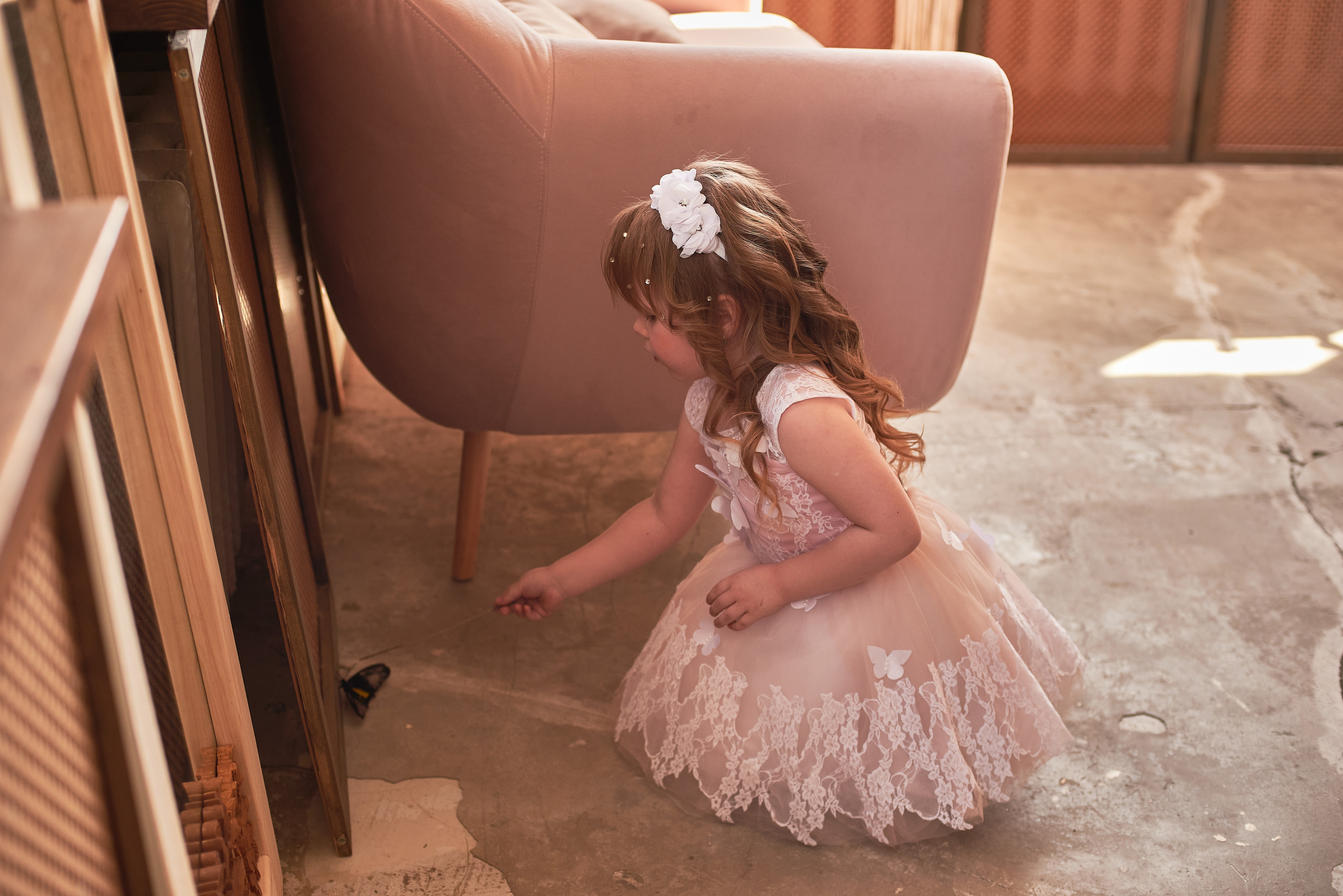 Фотопроет для детей с живыми бабочками в Красноярске. Фотограф в Красноярске Шепелева Мария