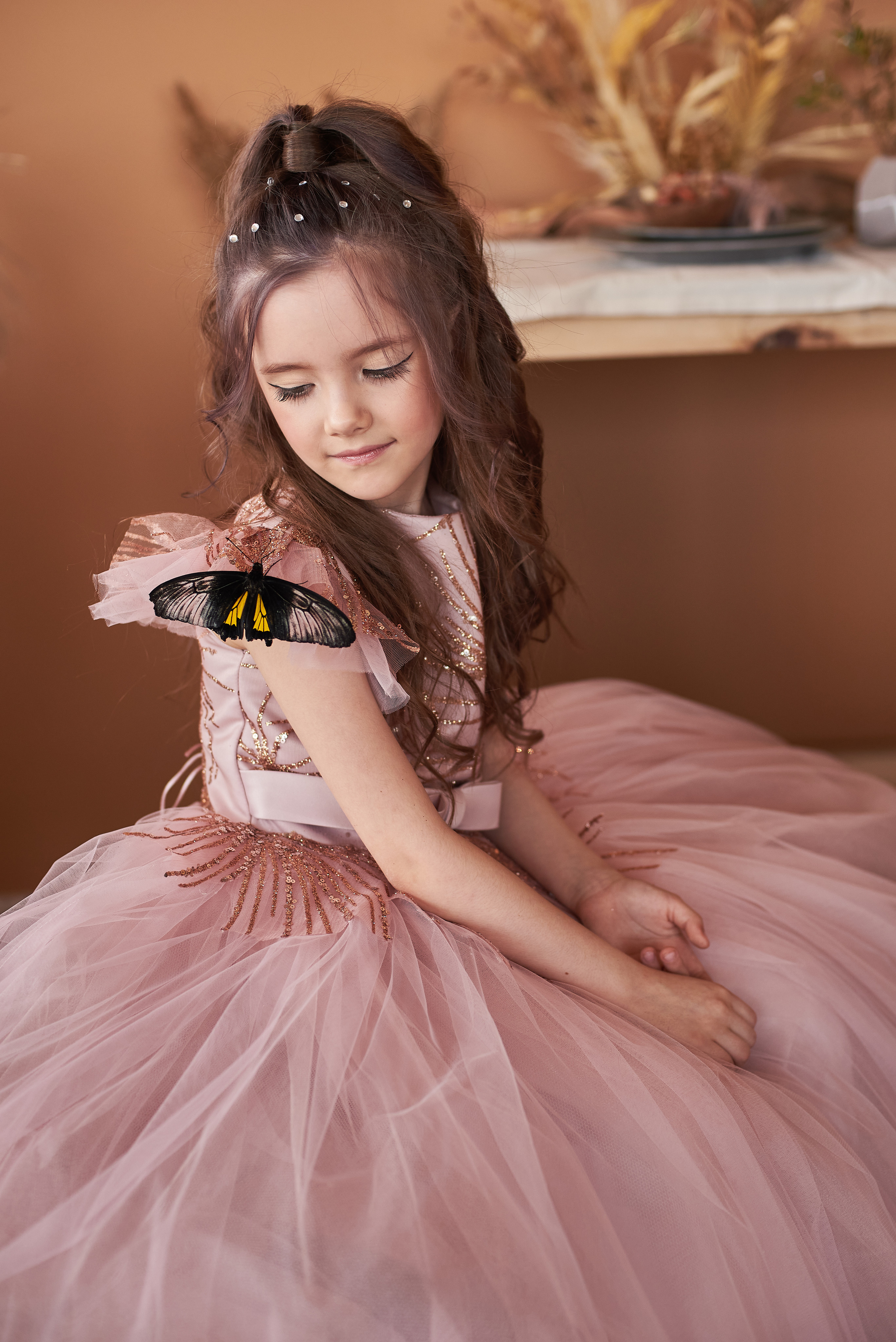 Фотопроет для детей с живыми бабочками в Красноярске. Фотограф в Красноярске Шепелева Мария