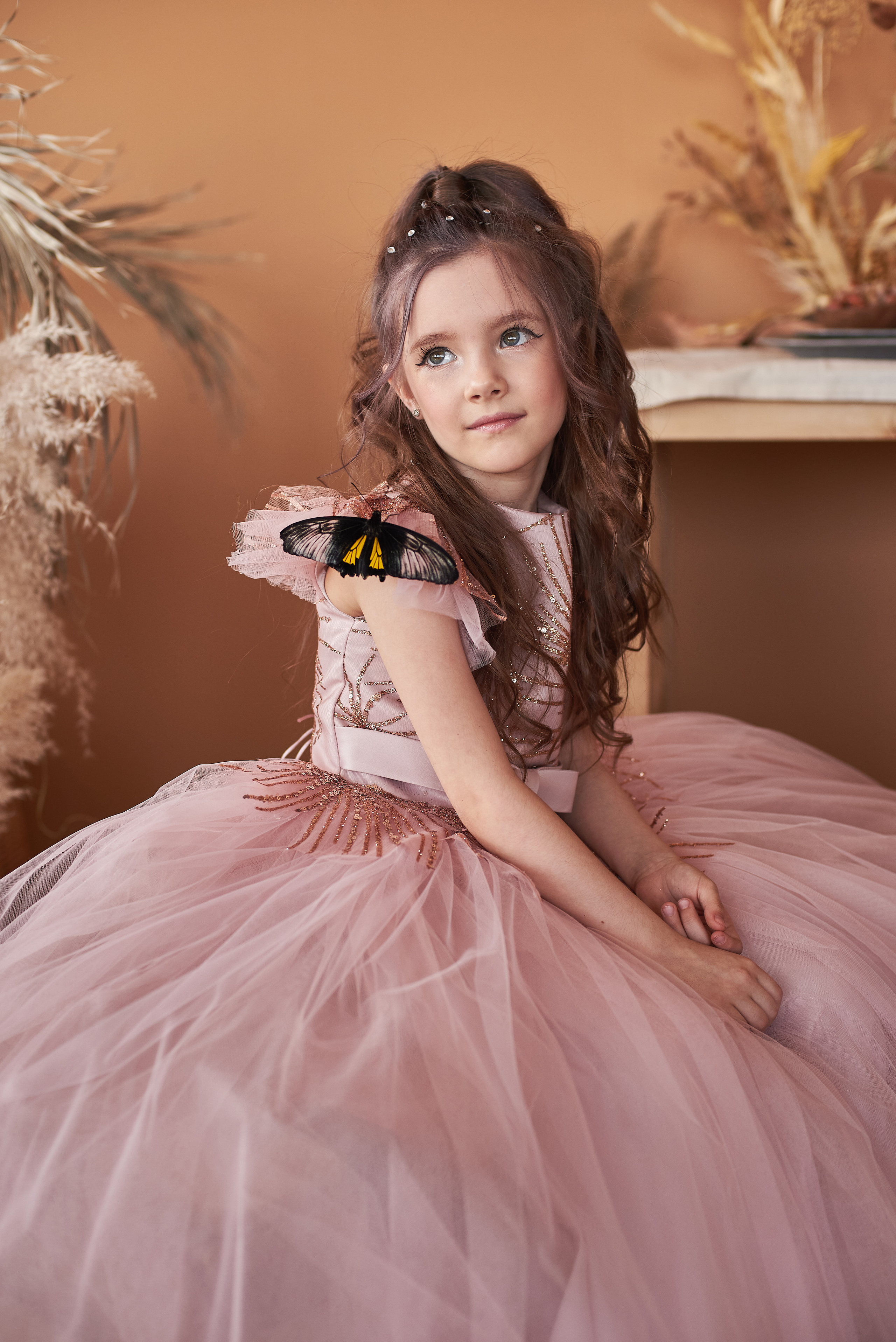 Фотопроет для детей с живыми бабочками в Красноярске. Фотограф в Красноярске Шепелева Мария