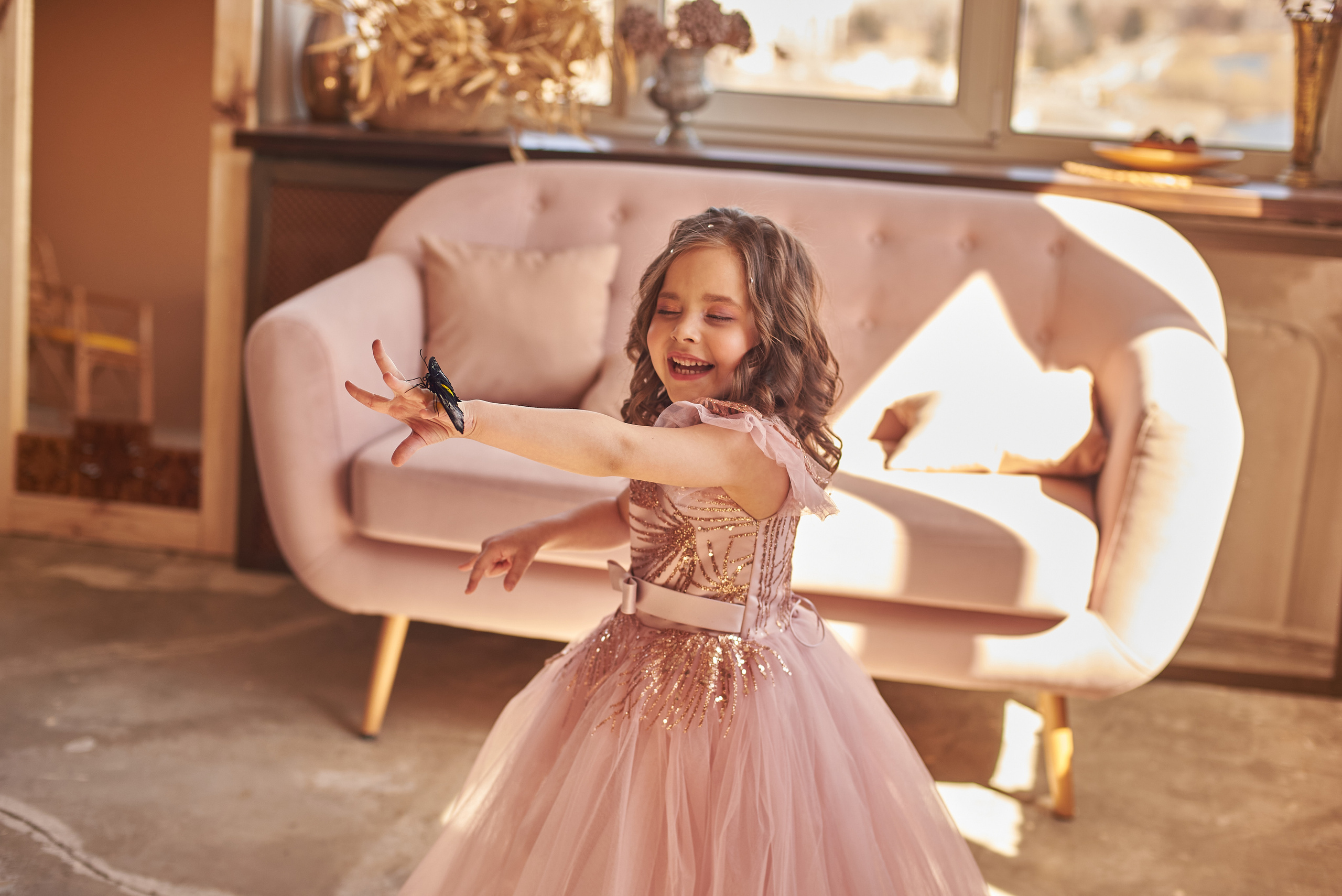 Фотопроет для детей с живыми бабочками в Красноярске. Фотограф в Красноярске Шепелева Мария