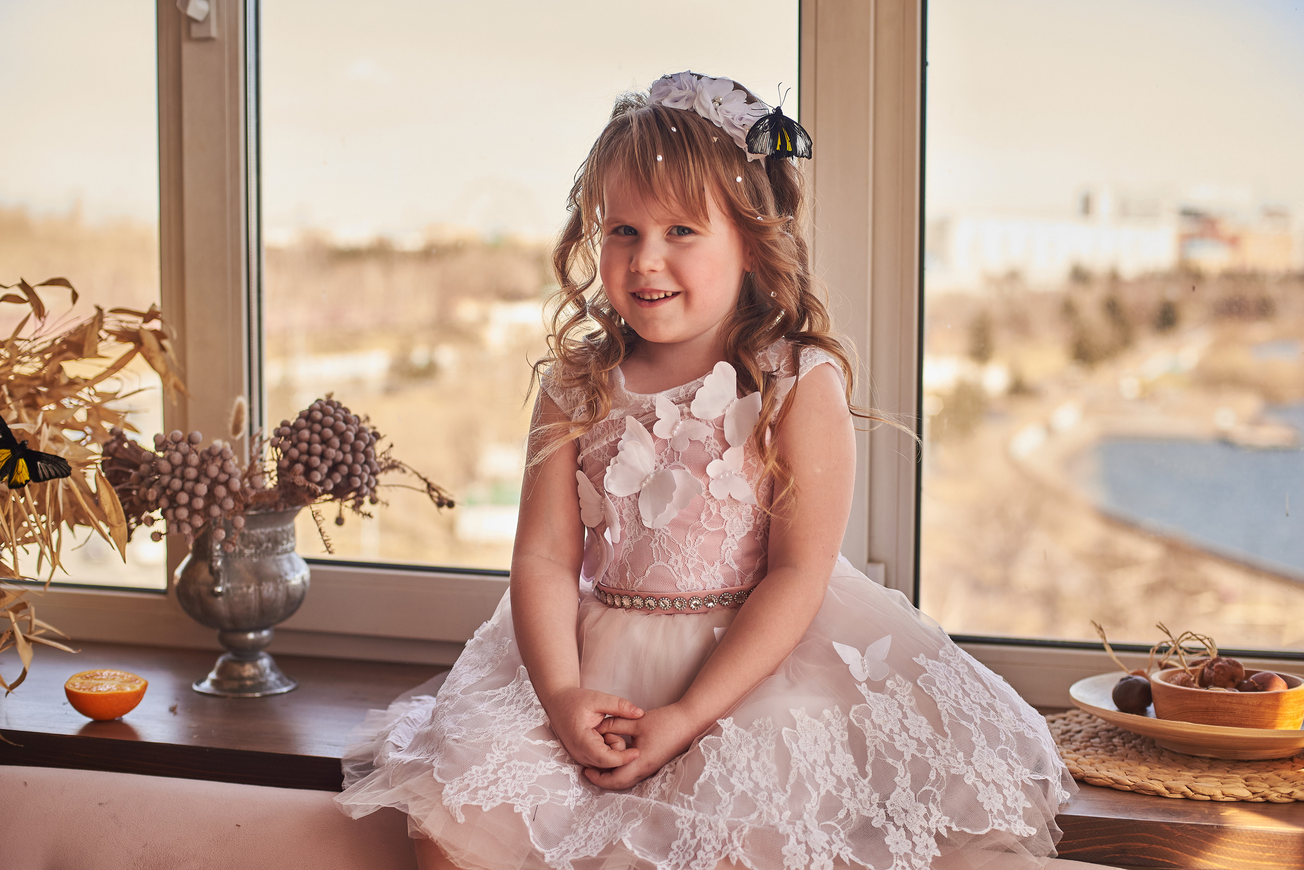 Фотопроет для детей с живыми бабочками в Красноярске. Фотограф в Красноярске Шепелева Мария