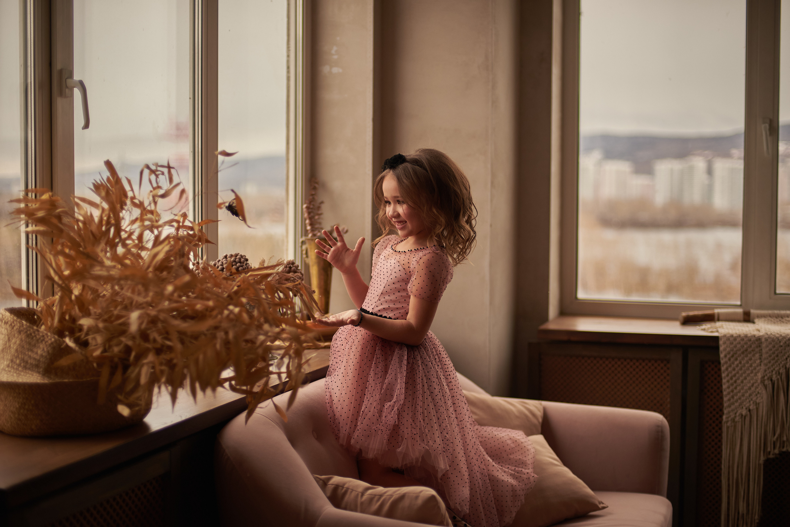 Фотопроет для детей с живыми бабочками в Красноярске. Фотограф в Красноярске Шепелева Мария