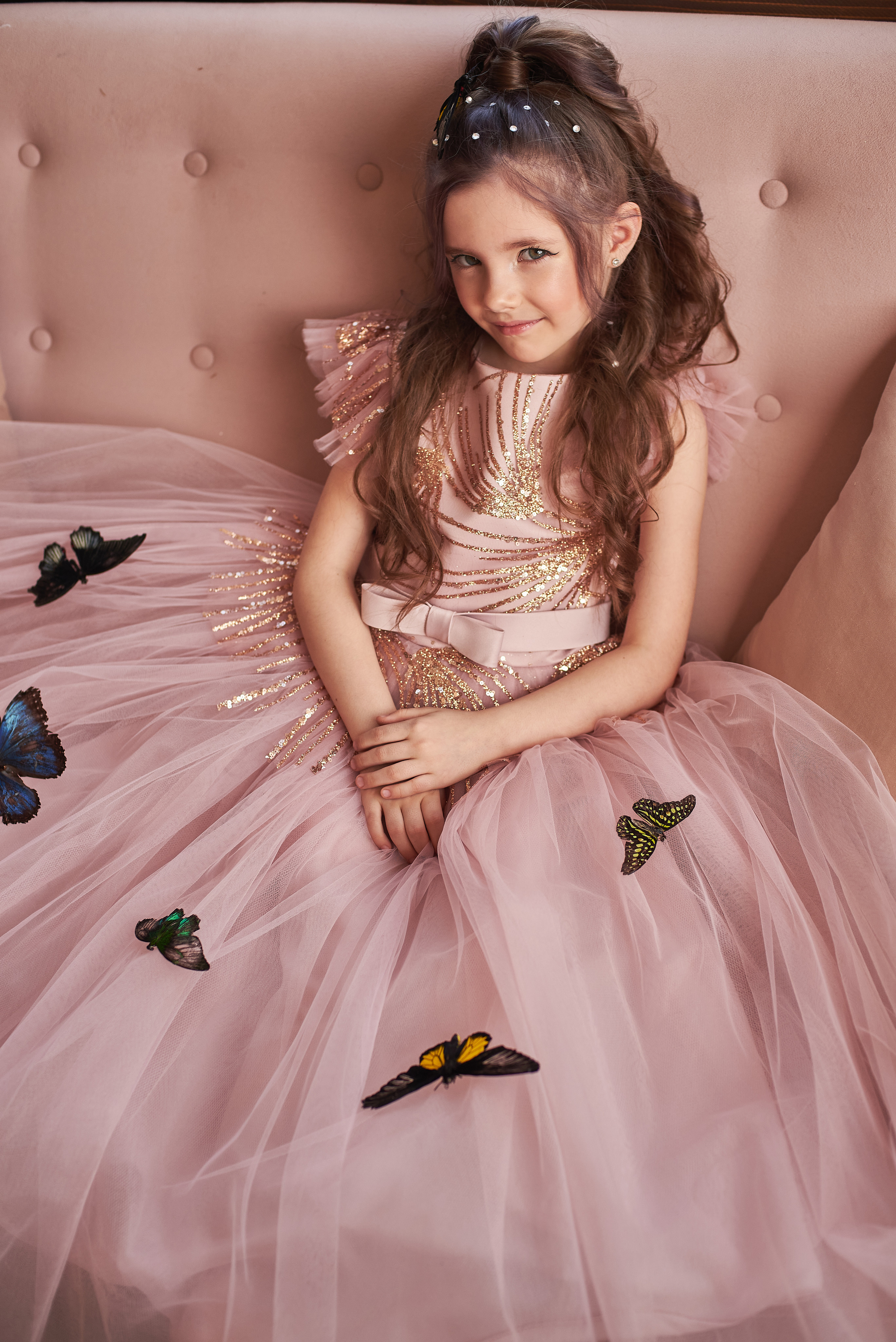 Фотопроет для детей с живыми бабочками в Красноярске. Фотограф в Красноярске Шепелева Мария