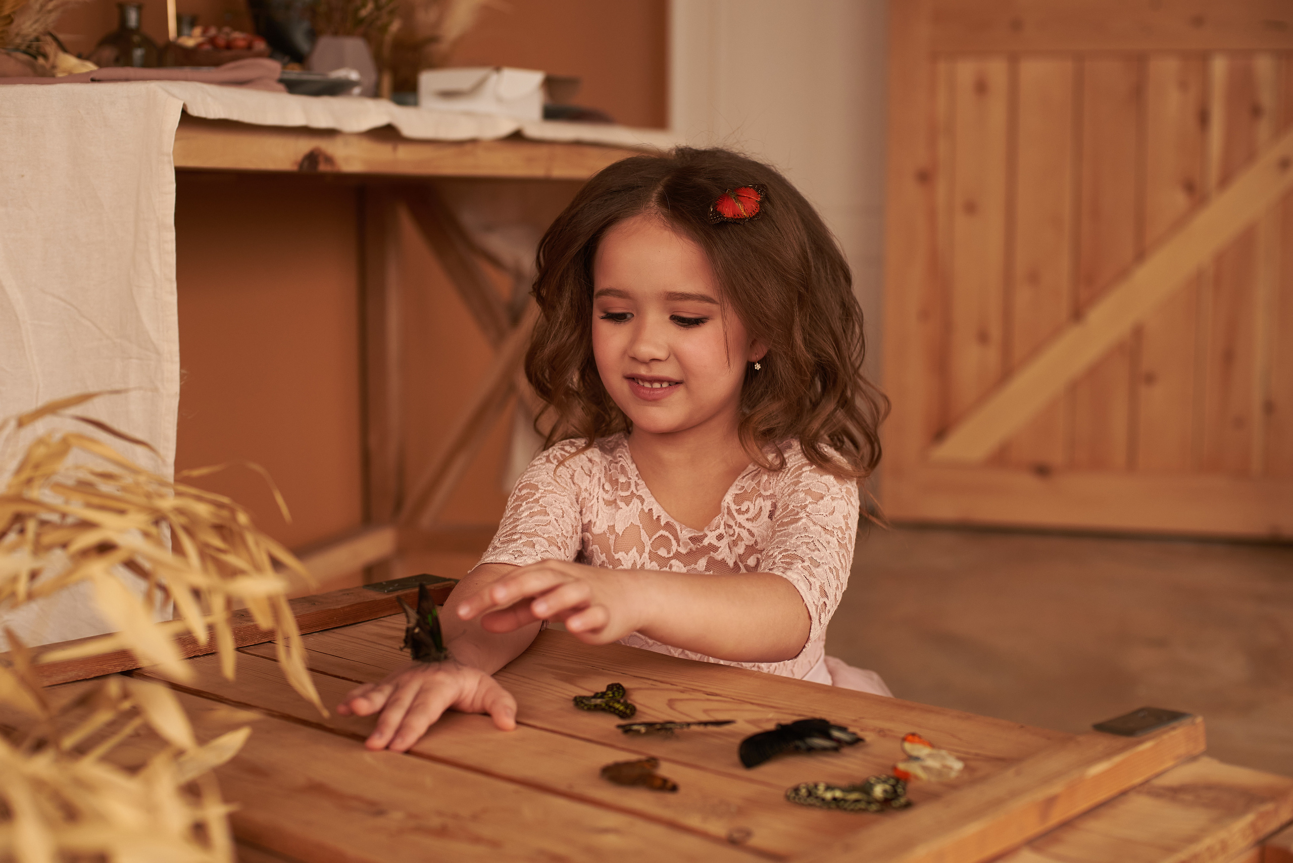 Фотопроет для детей с живыми бабочками в Красноярске. Фотограф в Красноярске Шепелева Мария