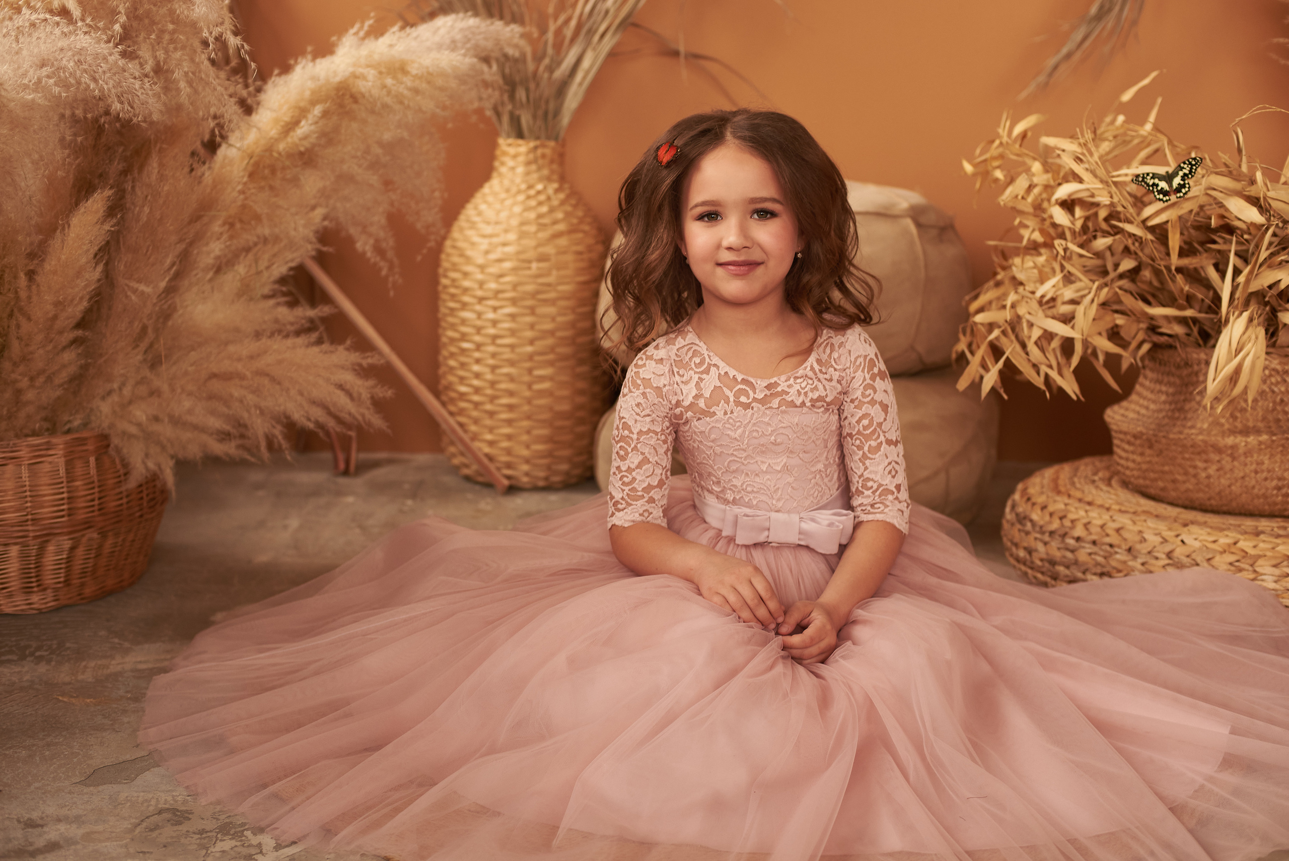 Фотопроет для детей с живыми бабочками в Красноярске. Фотограф в Красноярске Шепелева Мария