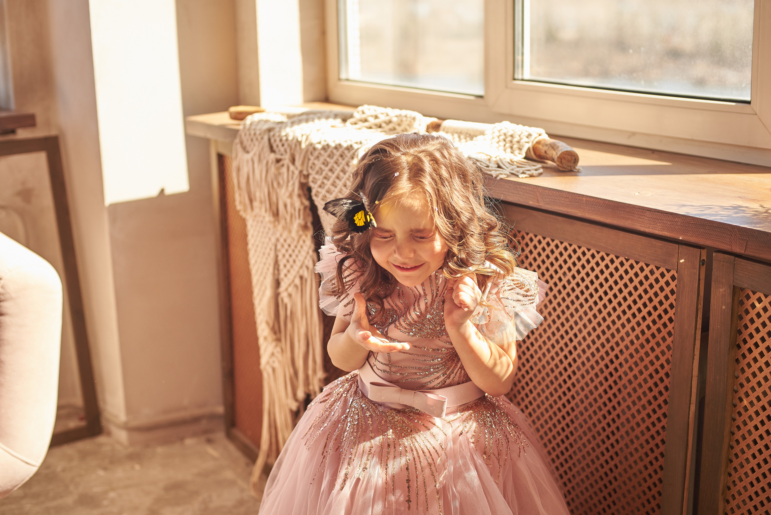 Фотопроет для детей с живыми бабочками в Красноярске. Фотограф в Красноярске Шепелева Мария