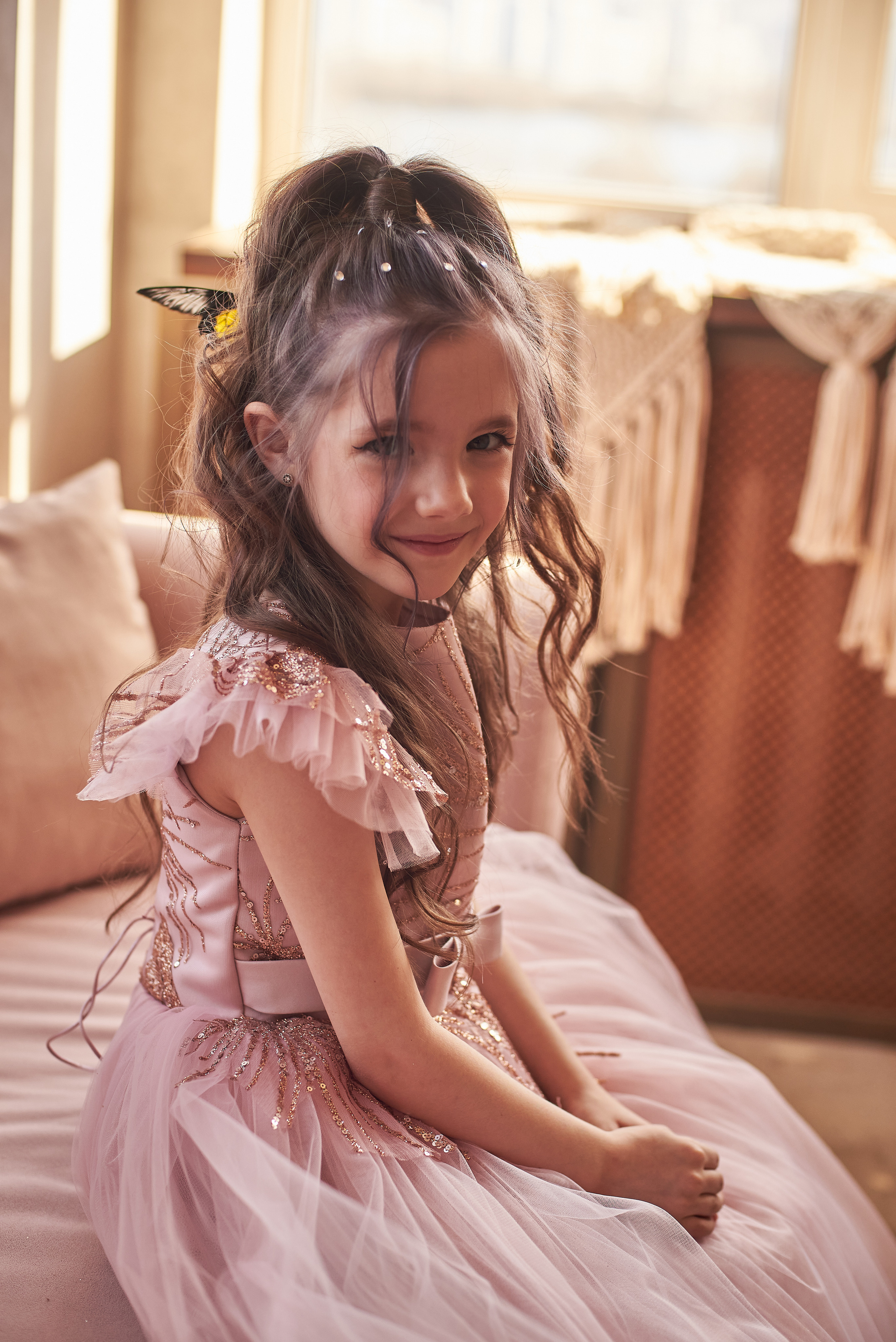 Фотопроет для детей с живыми бабочками в Красноярске. Фотограф в Красноярске Шепелева Мария