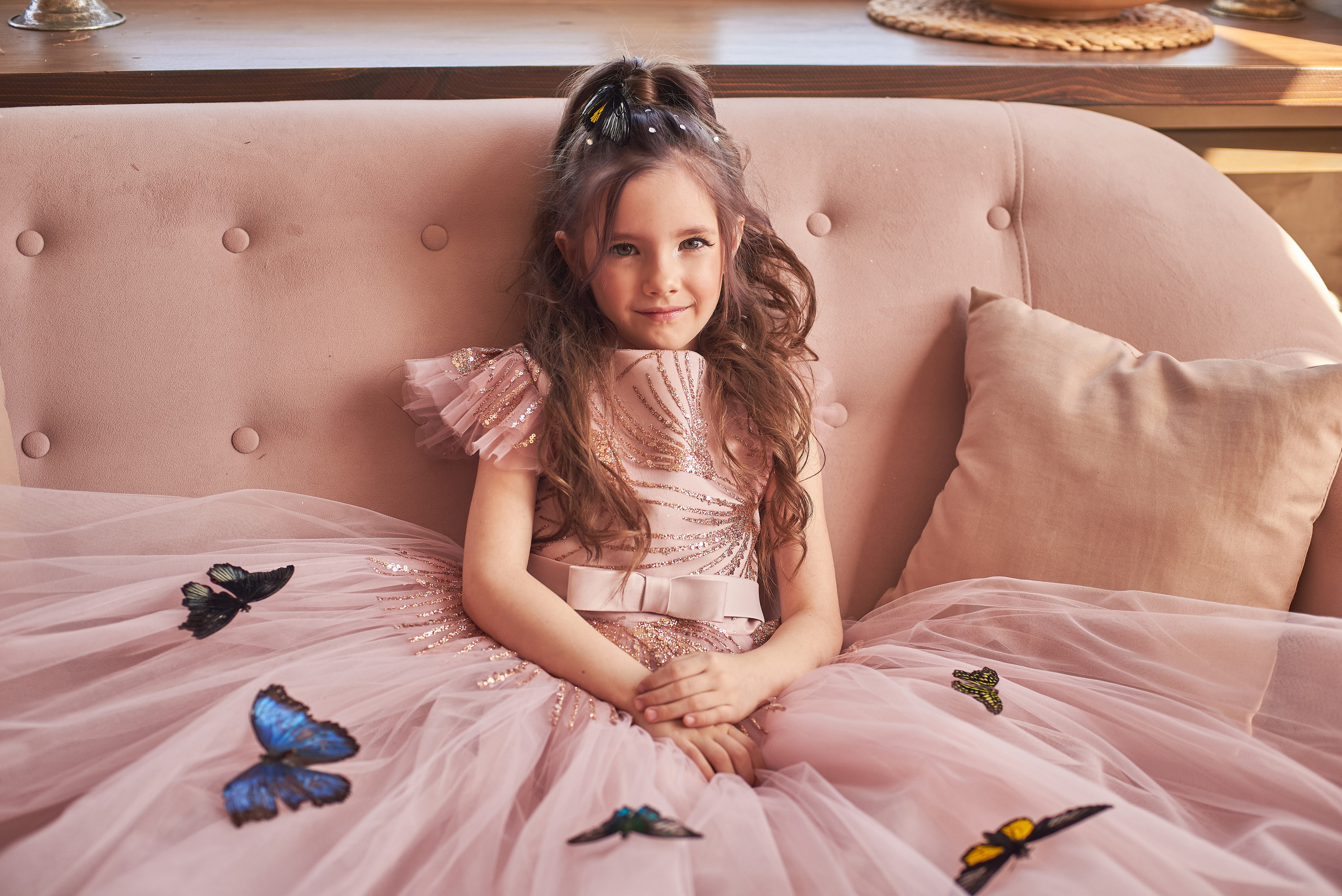 Фотопроет для детей с живыми бабочками в Красноярске. Фотограф в Красноярске Шепелева Мария