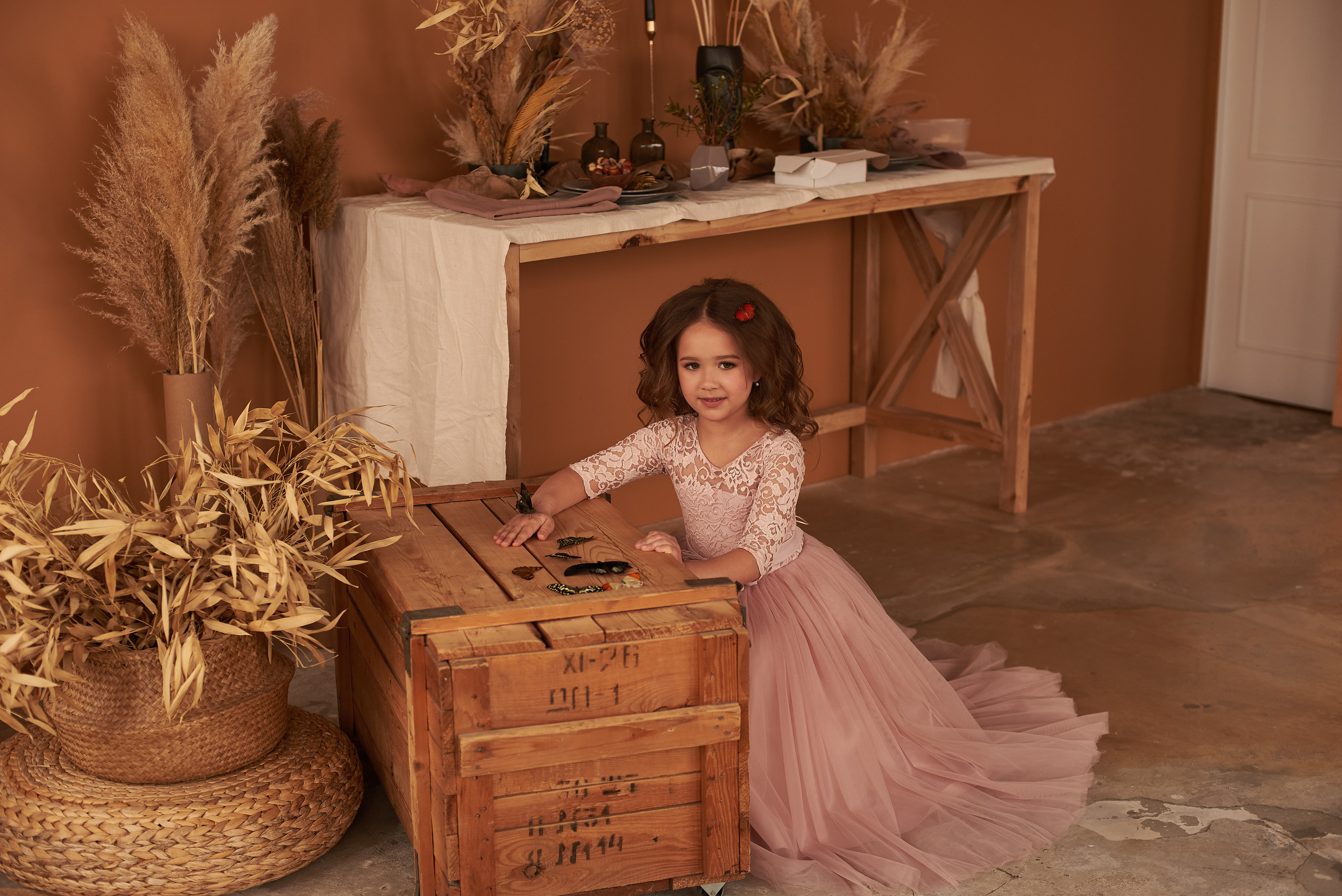 Фотопроет для детей с живыми бабочками в Красноярске. Фотограф в Красноярске Шепелева Мария