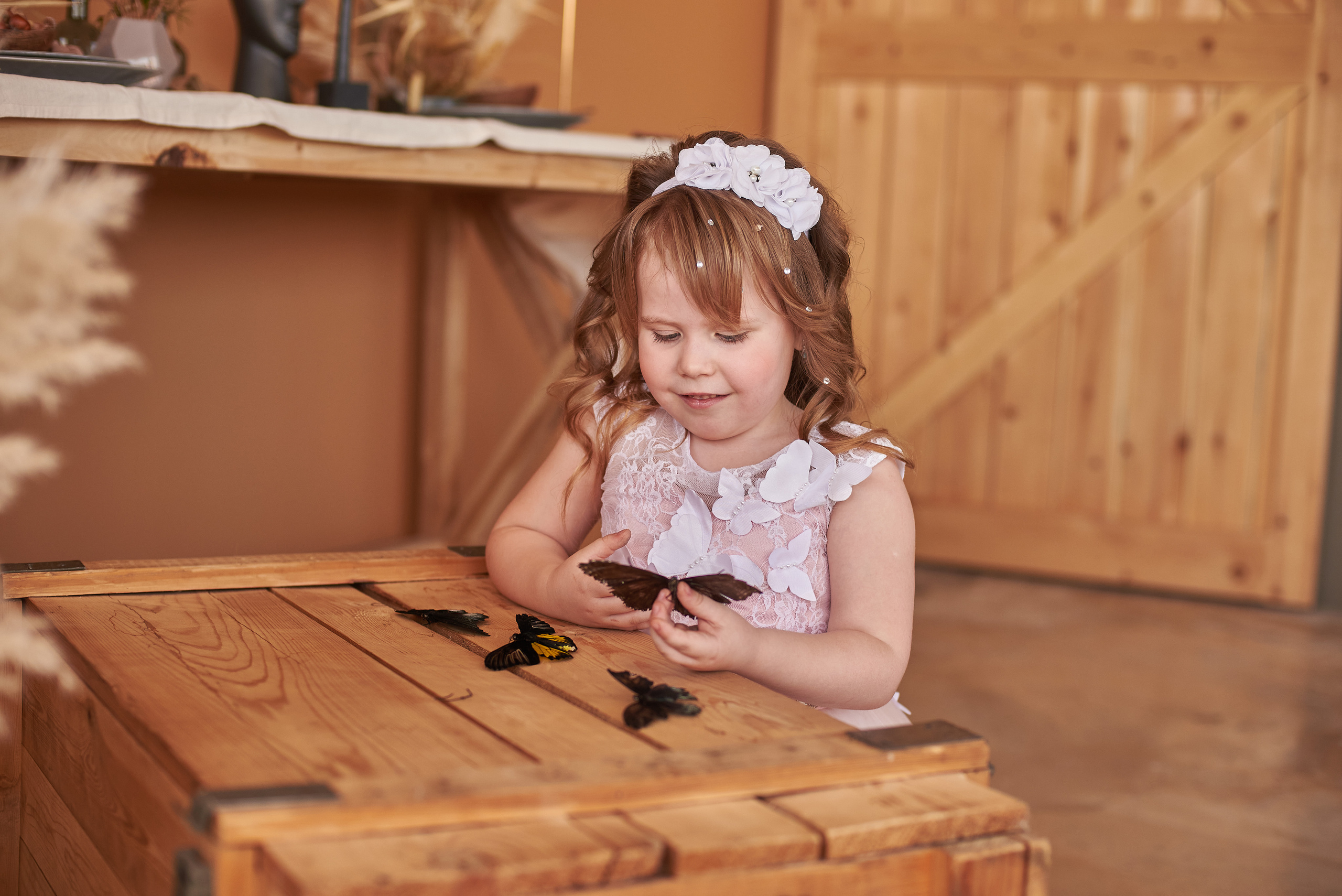 Фотопроет для детей с живыми бабочками в Красноярске. Фотограф в Красноярске Шепелева Мария