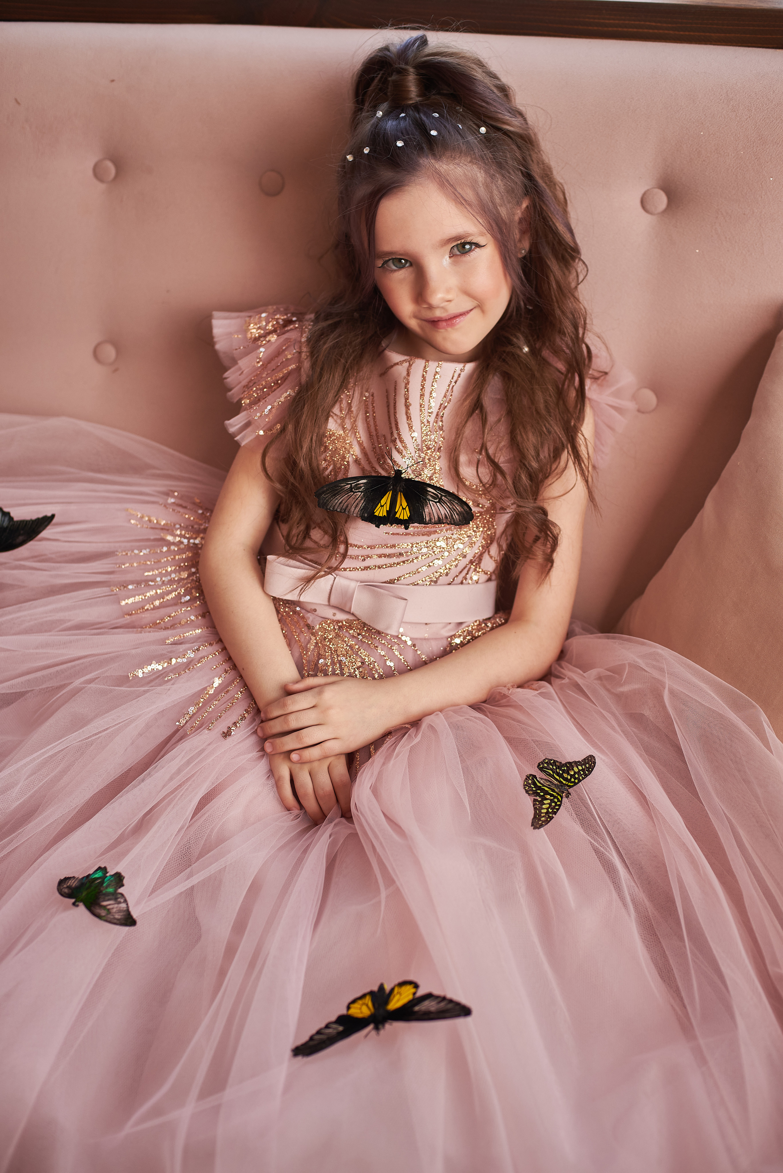 Фотопроет для детей с живыми бабочками в Красноярске. Фотограф в Красноярске Шепелева Мария