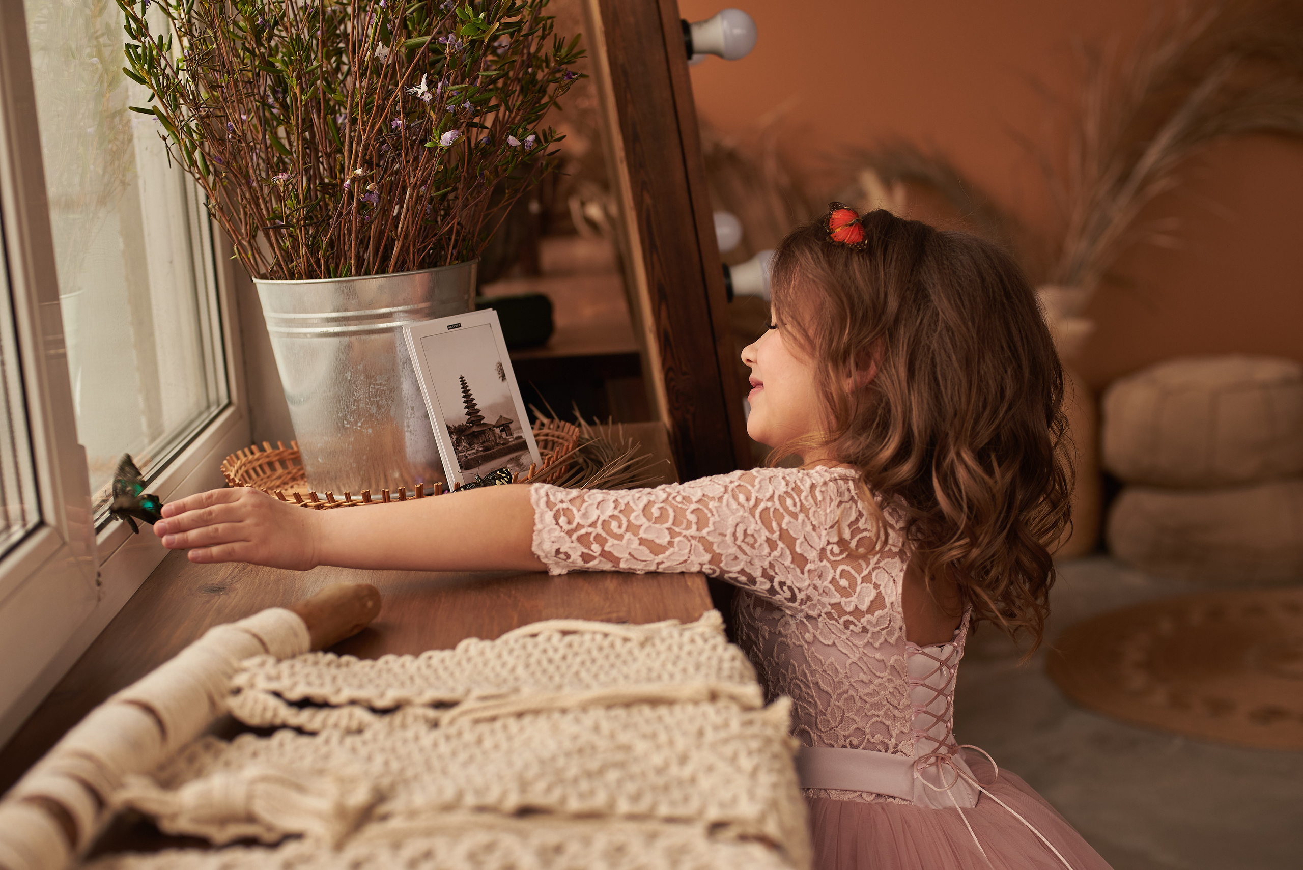 Фотопроет для детей с живыми бабочками в Красноярске. Фотограф в Красноярске Шепелева Мария