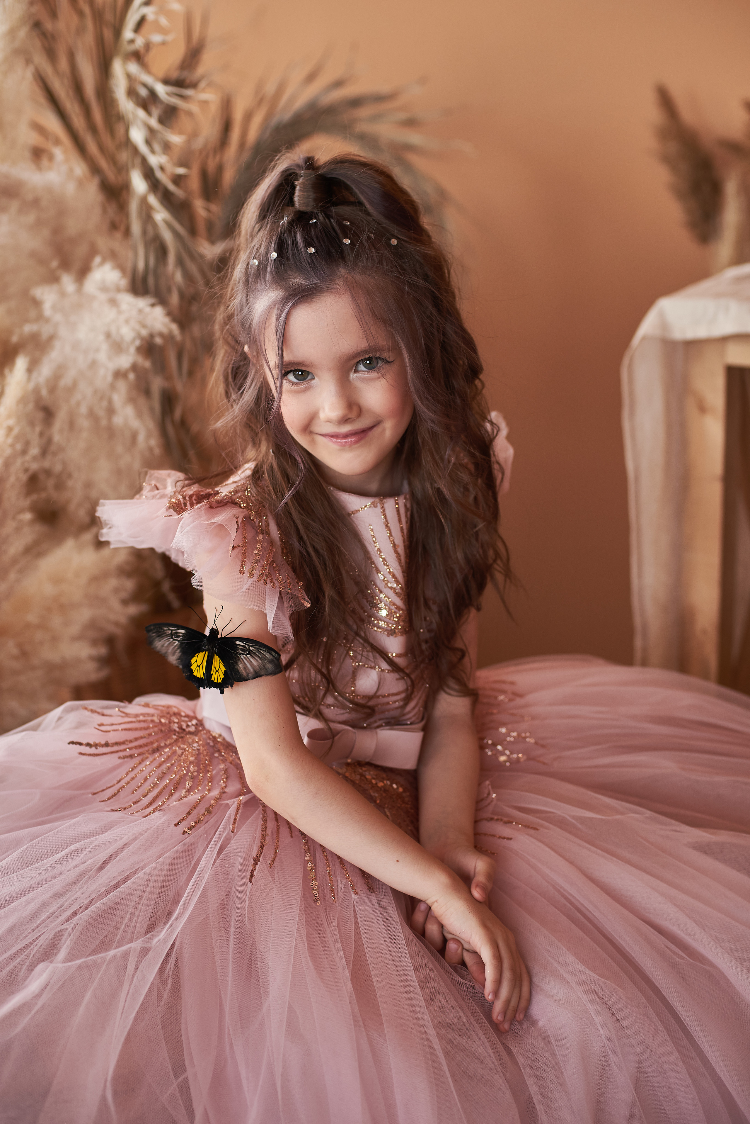 Фотопроет для детей с живыми бабочками в Красноярске. Фотограф в Красноярске Шепелева Мария