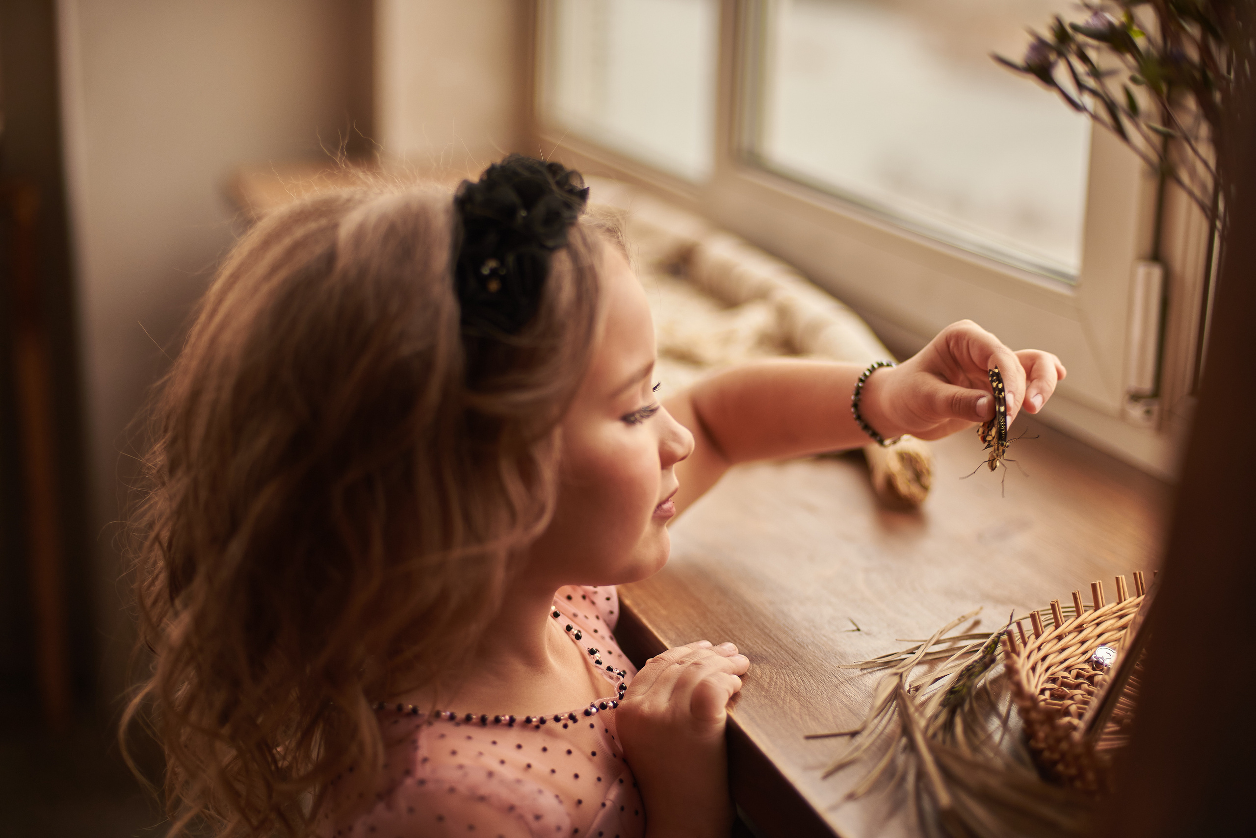 Фотопроет для детей с живыми бабочками в Красноярске. Фотограф в Красноярске Шепелева Мария