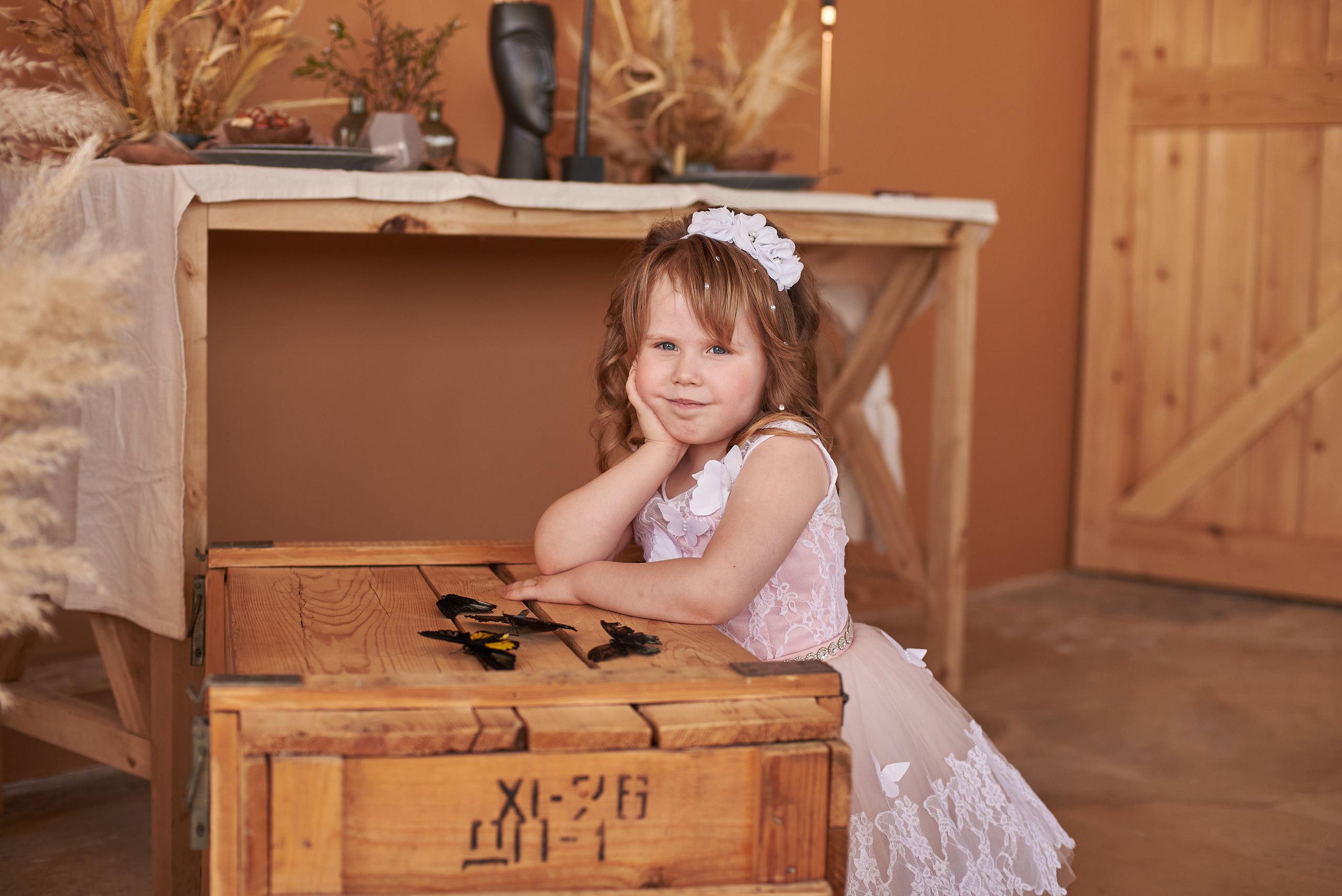 Фотопроет для детей с живыми бабочками в Красноярске. Фотограф в Красноярске Шепелева Мария