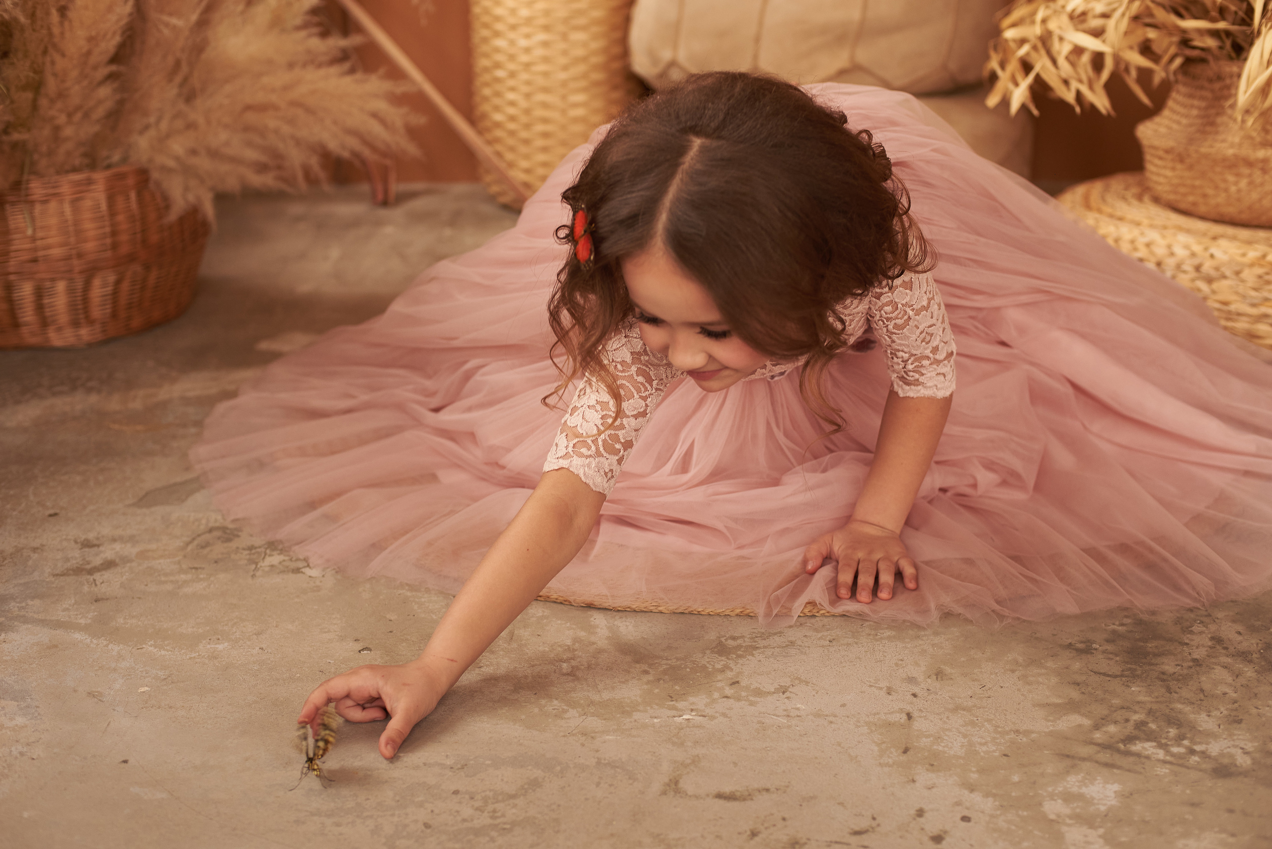 Фотопроет для детей с живыми бабочками в Красноярске. Фотограф в Красноярске Шепелева Мария