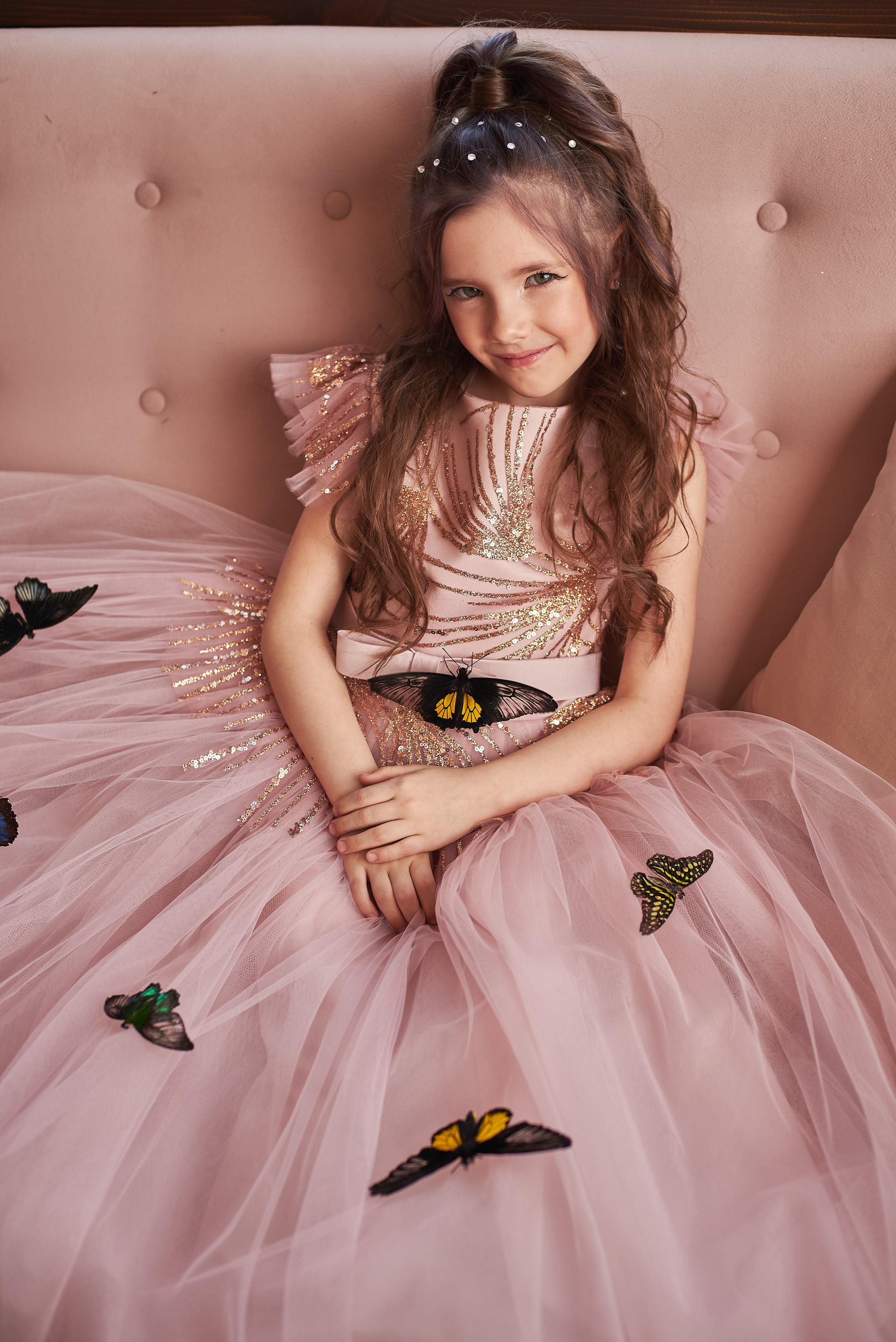 Фотопроет для детей с живыми бабочками в Красноярске. Фотограф в Красноярске Шепелева Мария